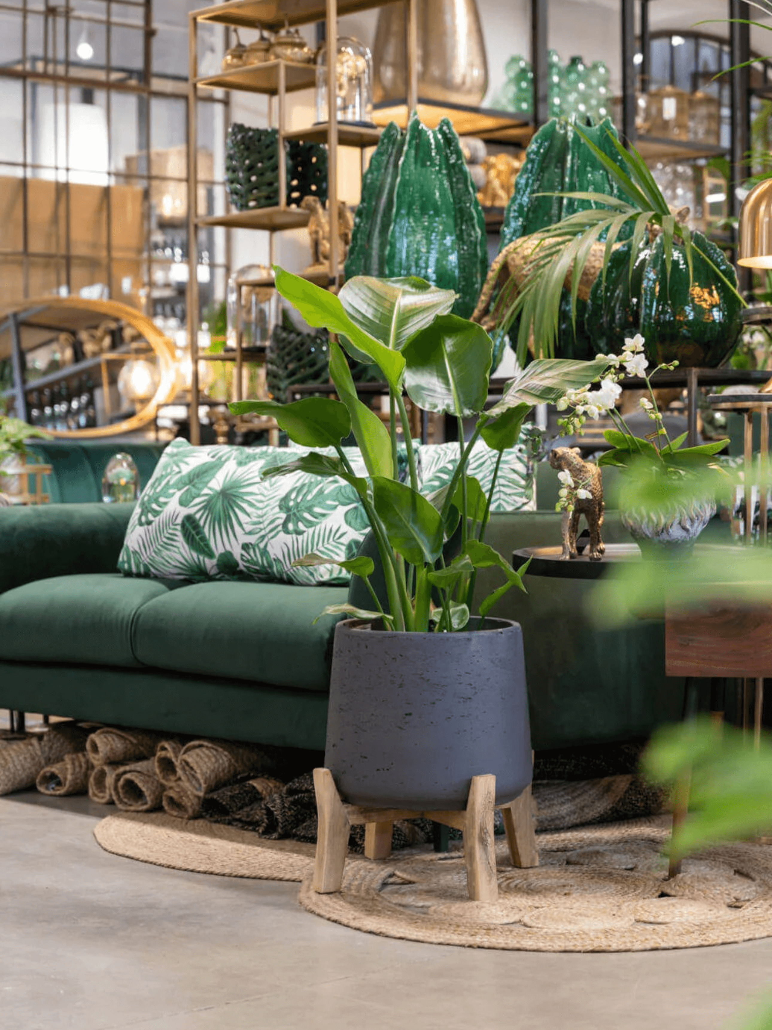 Black Washed Patt Plant Pots, Indoor Outdoor Planters, 17cm–23cm, Modern Ceramic Pot