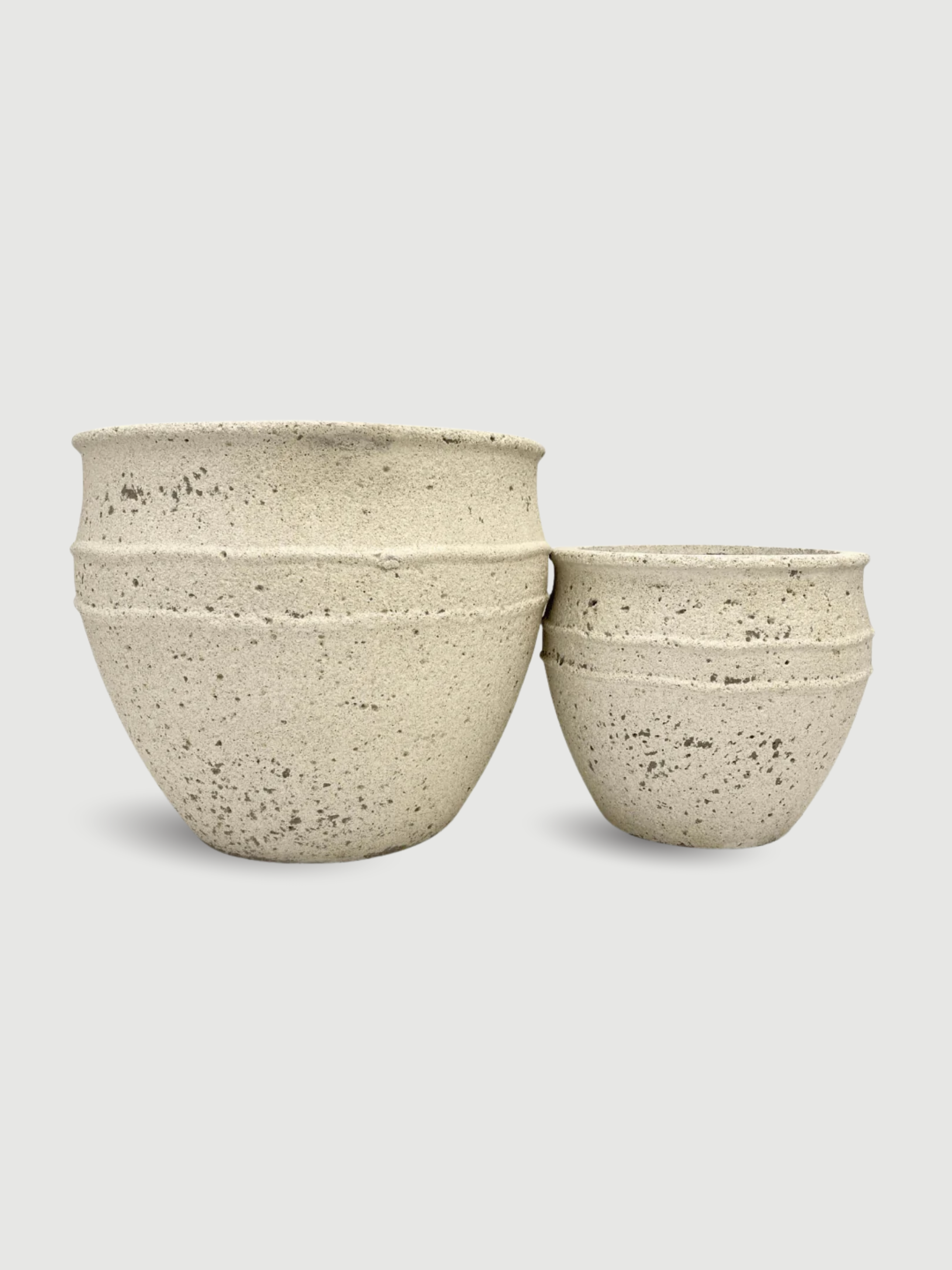 Athena Mediterranean Planter - Chalk White - Large Pots - 29-41 cm