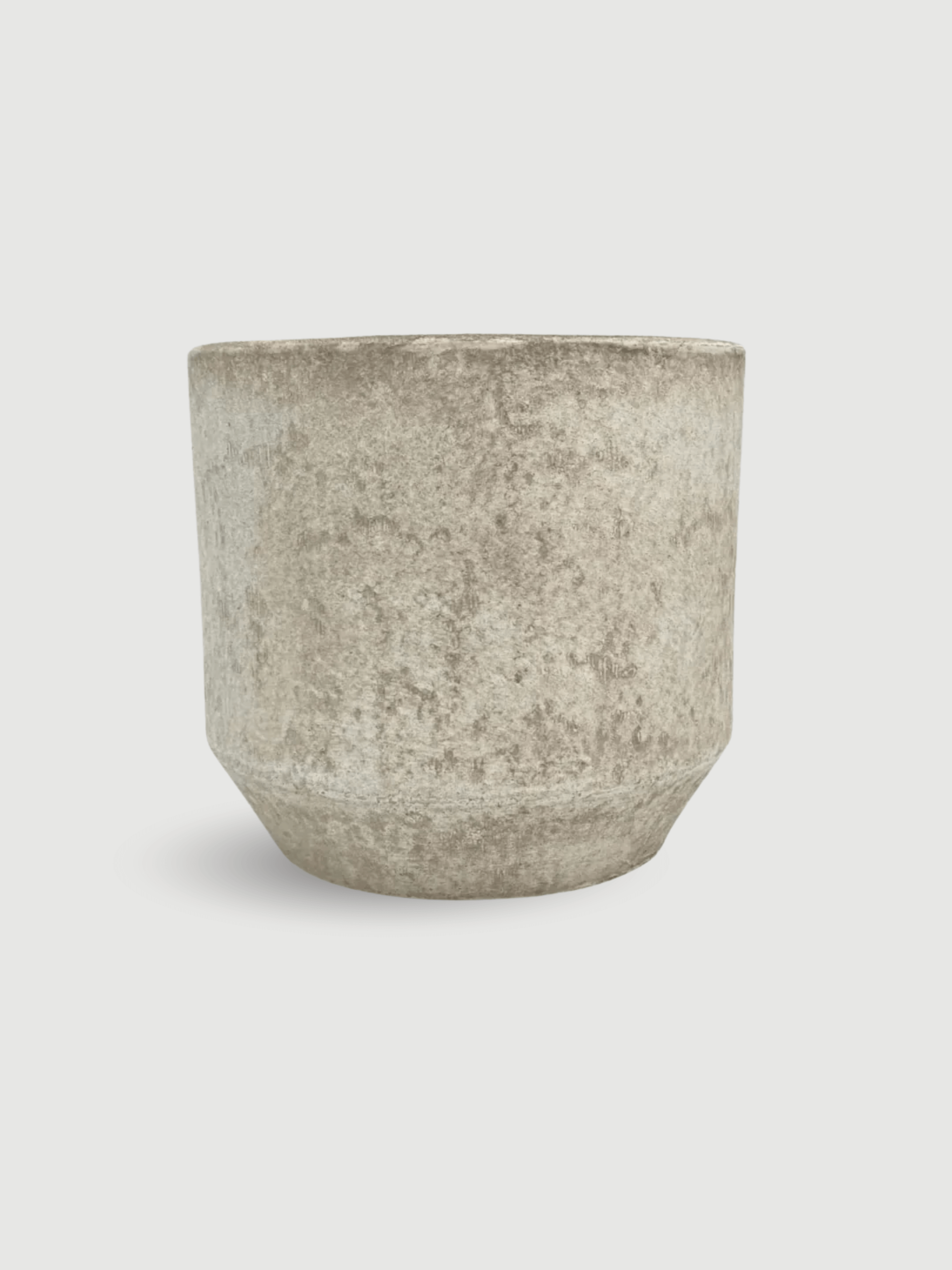 Lars Ceramic Plant Pots, Rustic Beige, Handmade XL, House Plant Pot in Multiple Sizes