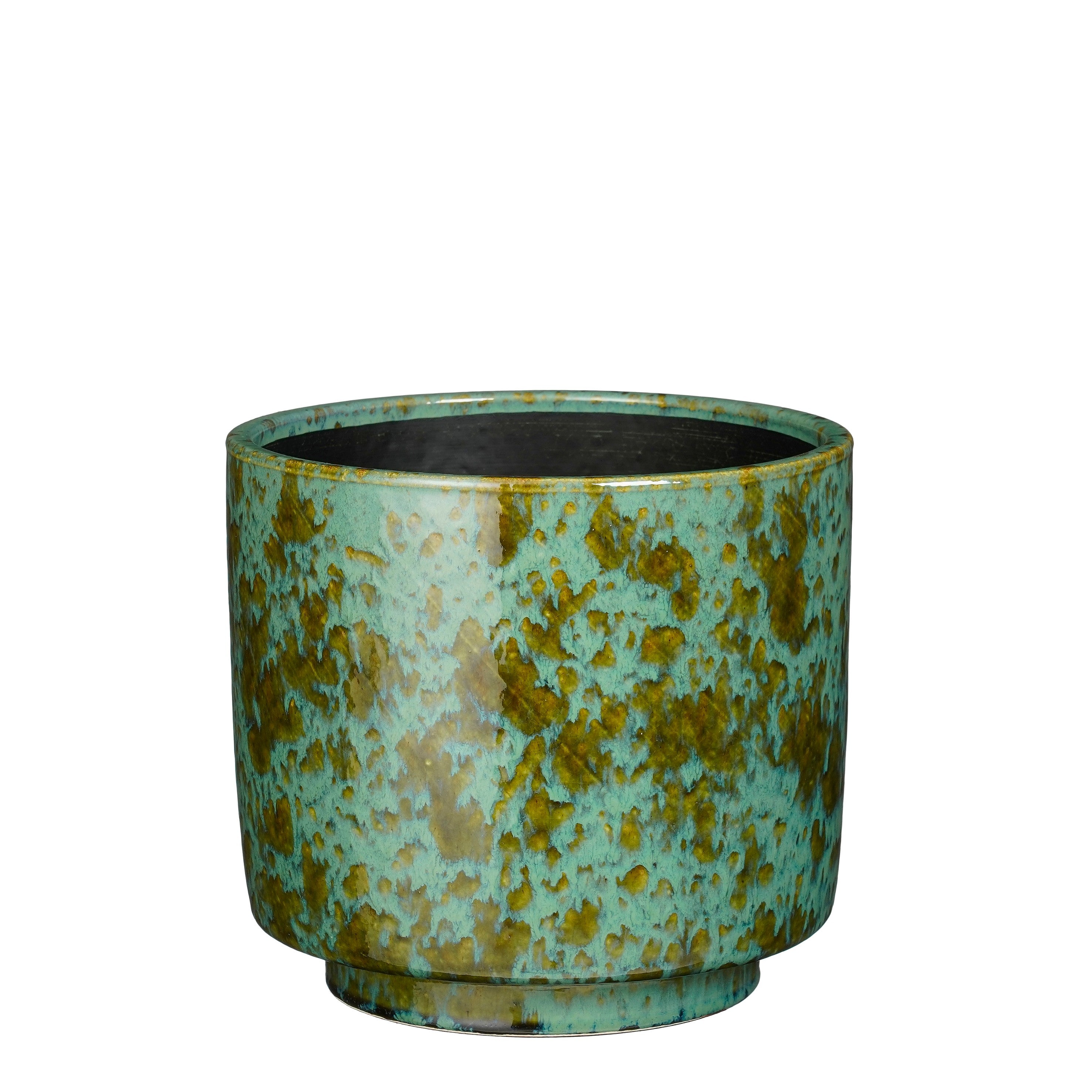 Othello Plant Pot, Ceramic, Turquoise, Multiple Sizes