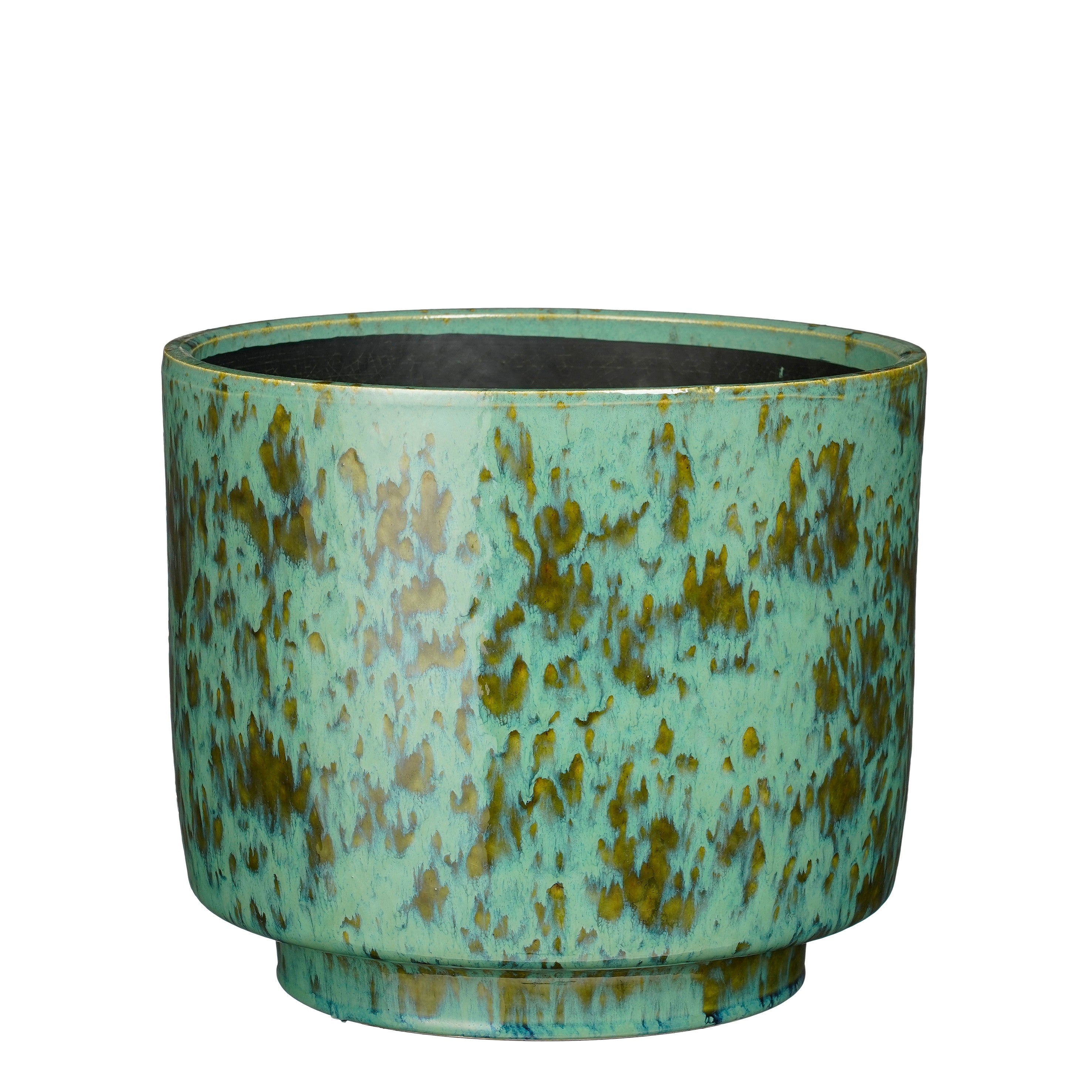 Othello Plant Pot, Ceramic, Turquoise, Multiple Sizes