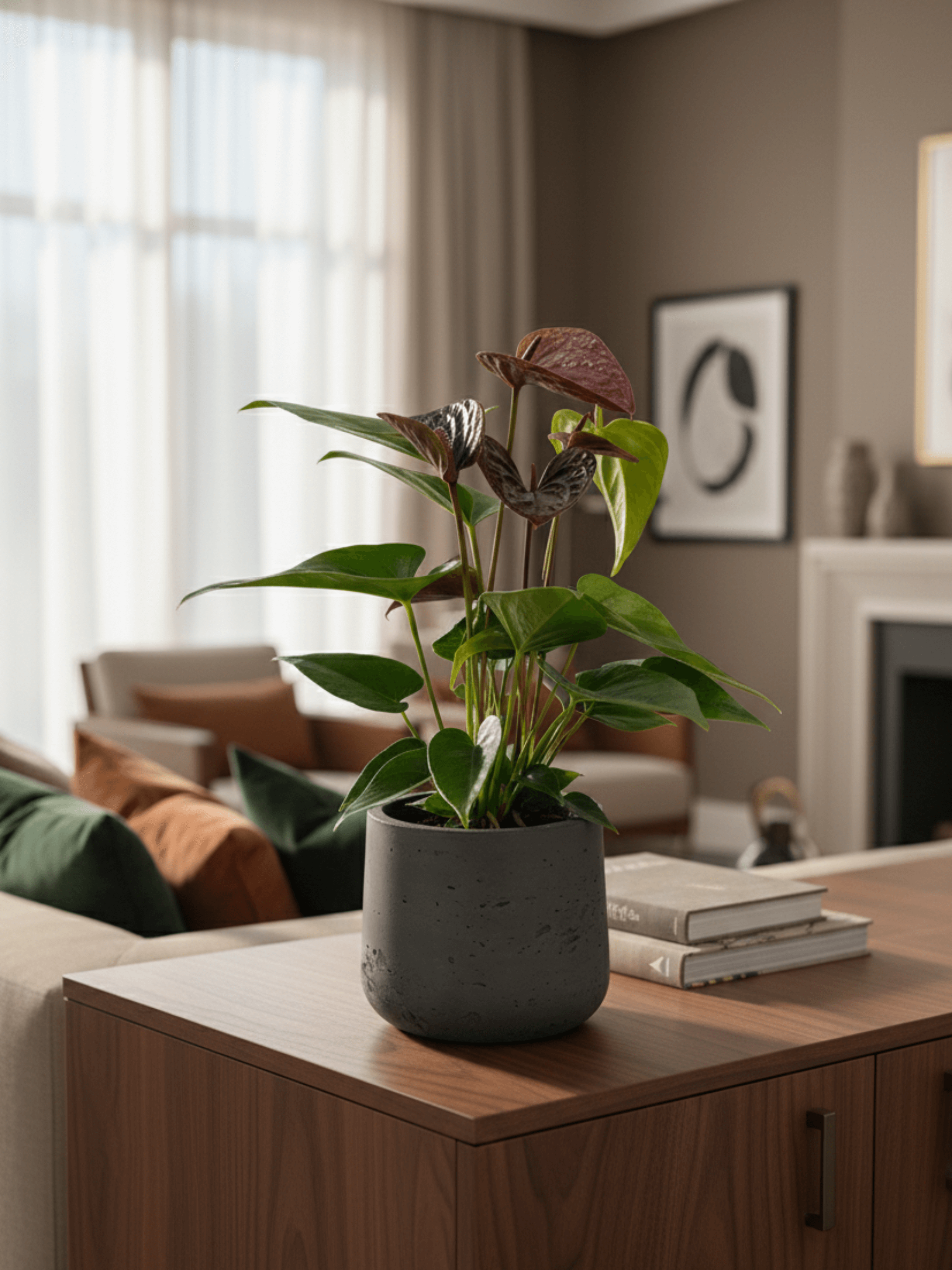 Anthurium_Black_Love_in_Black_Pot