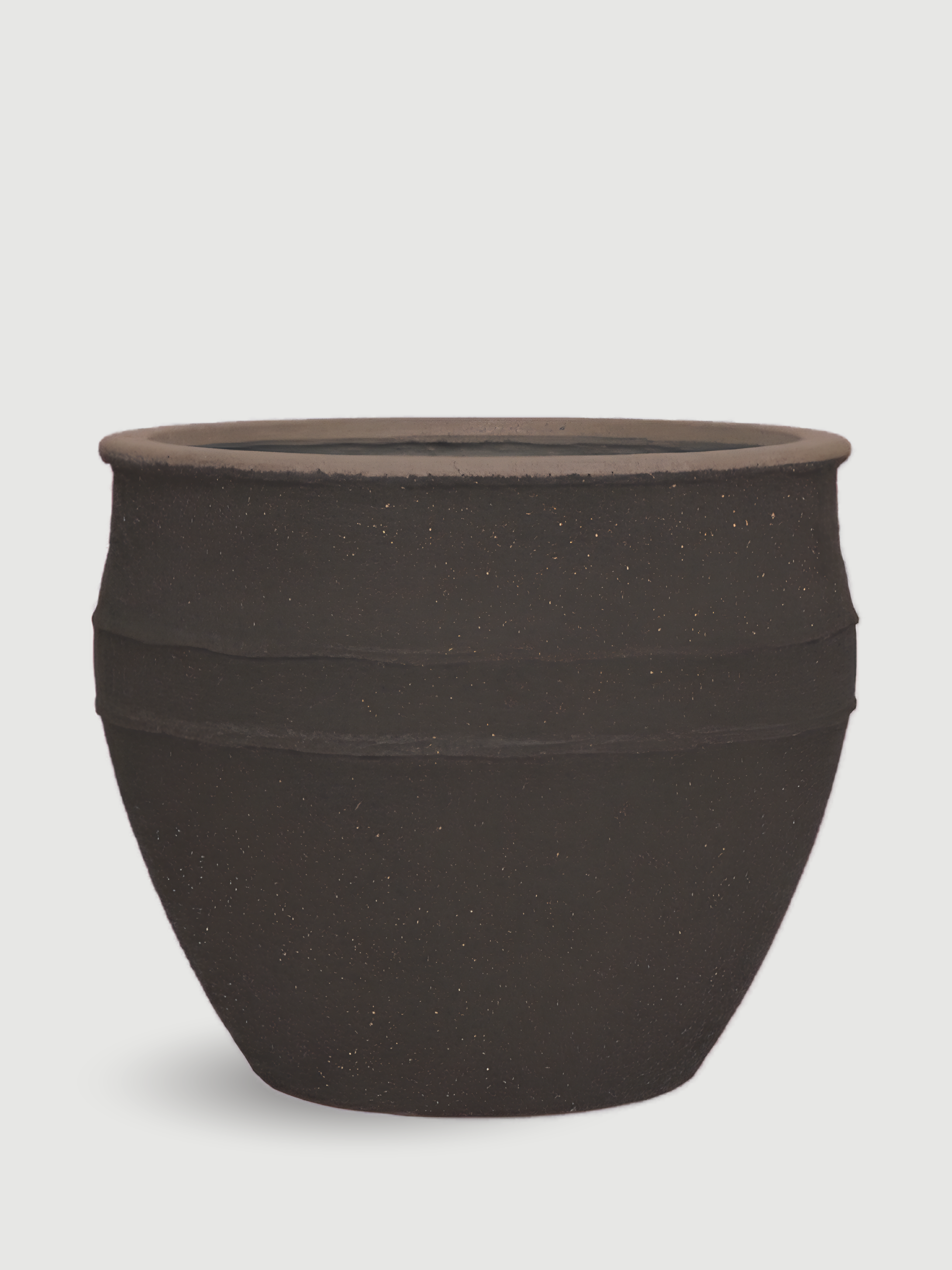 Athena Mediterranean Plant Pot: Umber Brown, Indoor & Outdoor Mediterranean Collection