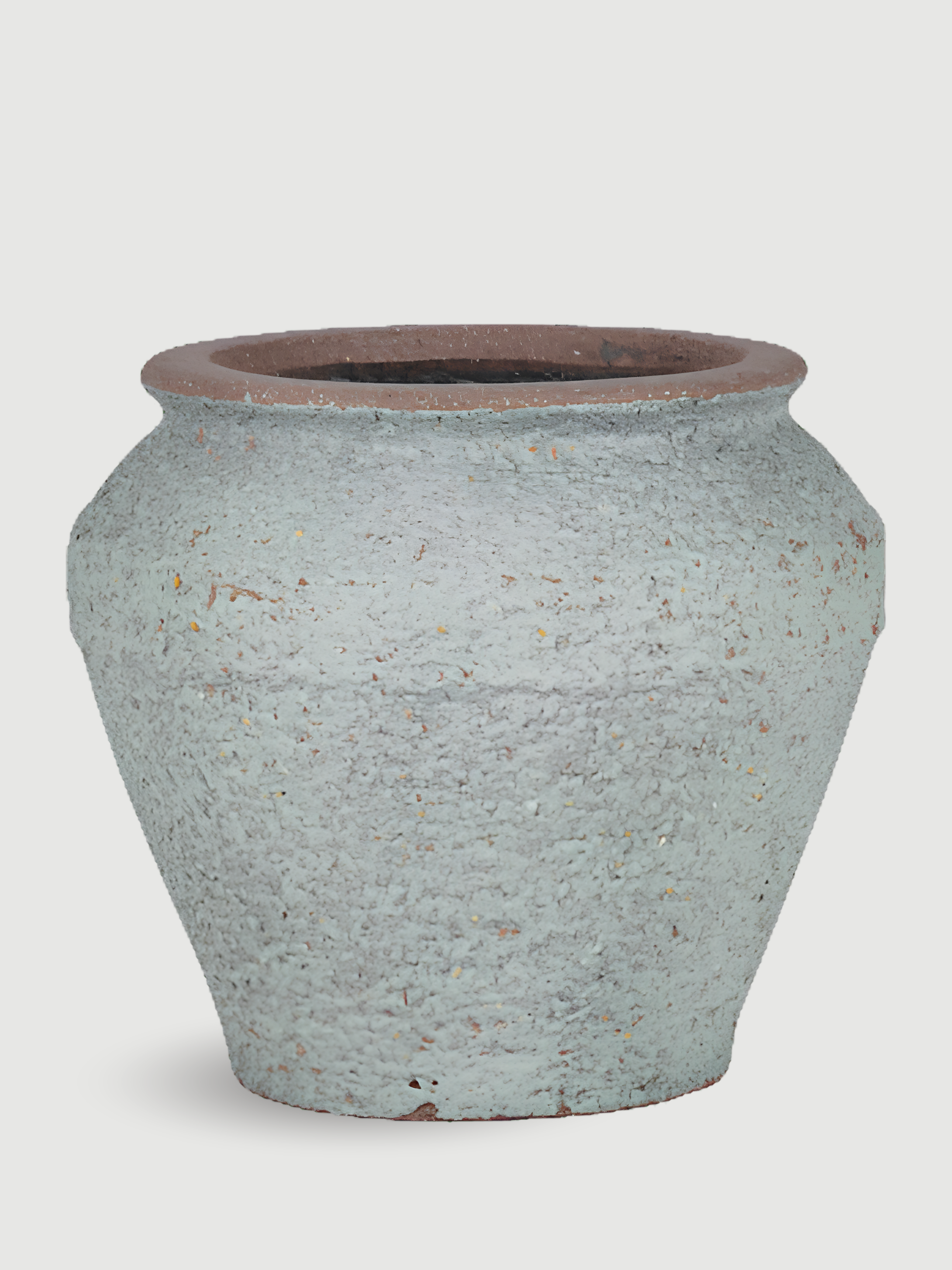 Eros Mediterranean Plant Pot – Rustic Green