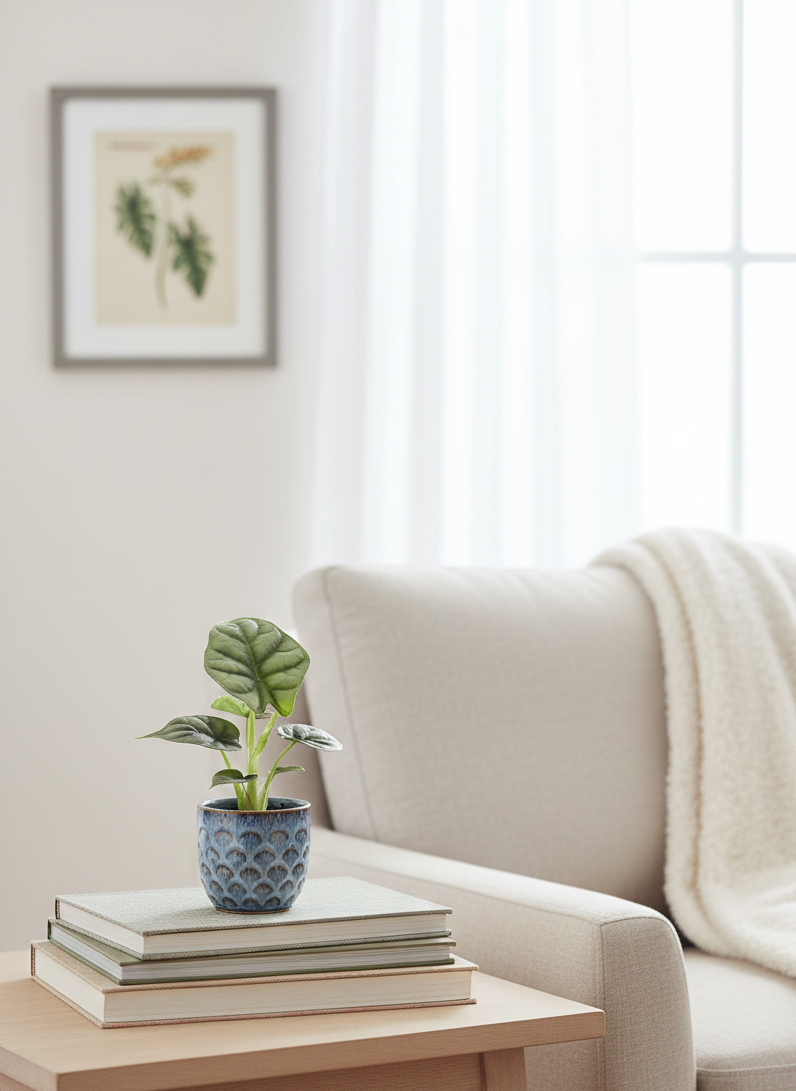 Alocasia Silver Dragon, Baby Plant, Indoor Plant