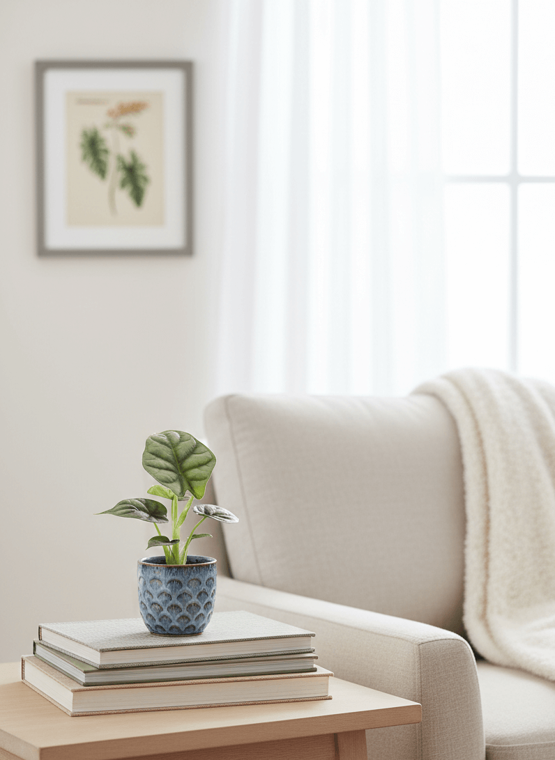 Alocasia Silver Dragon, Baby Plant, Indoor Plant