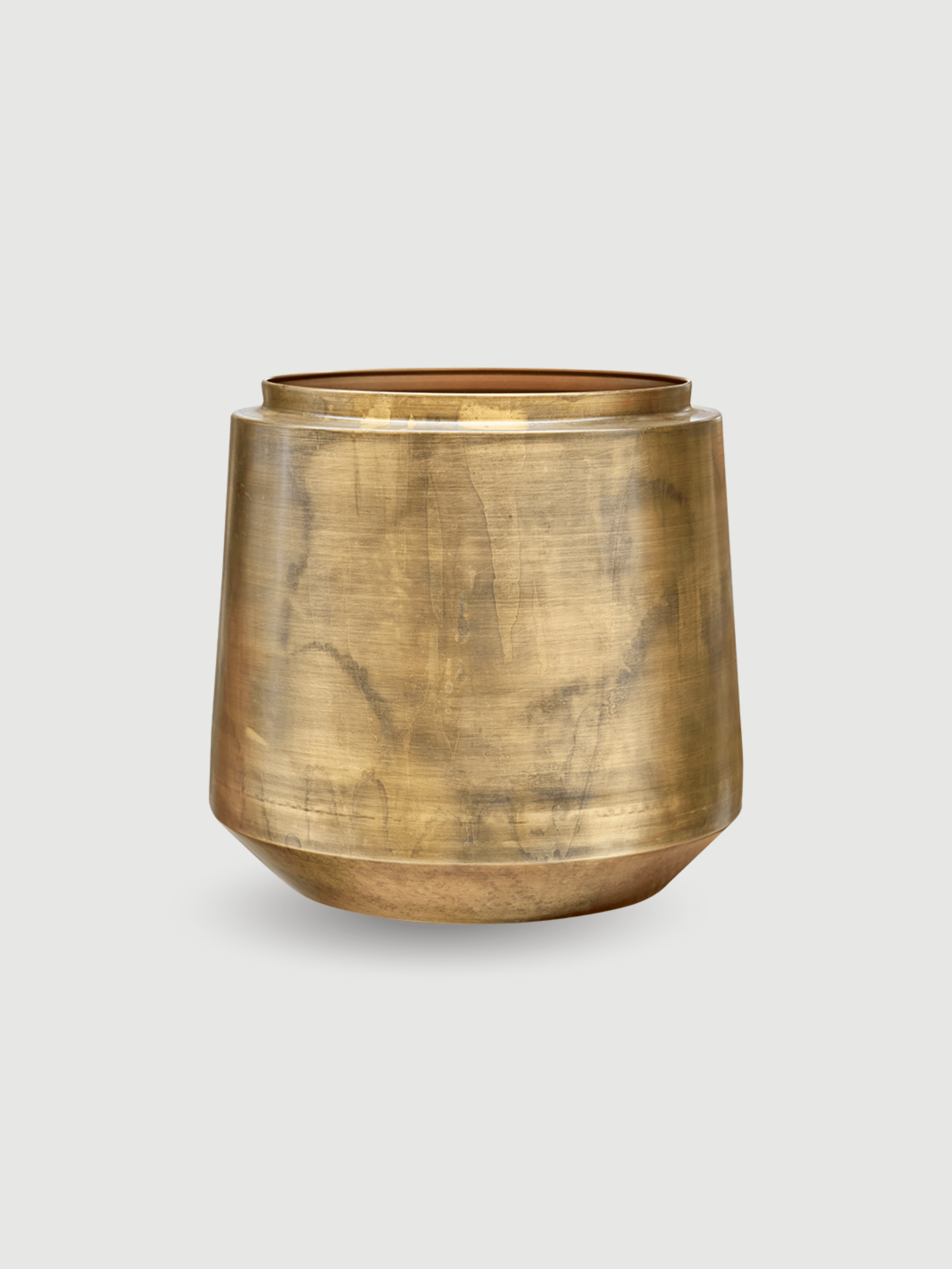 Handmade_Indigo_Metal_Pots_Vintage_Gold_Retro_Houseplant_Pot