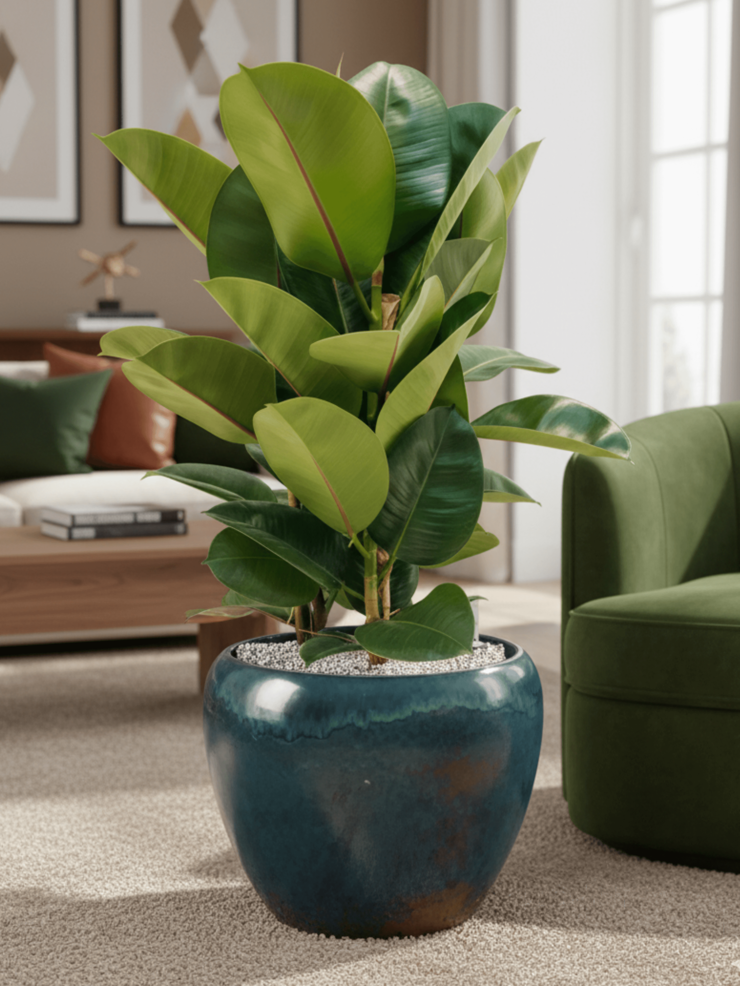 Mystic Turquoise Ceramic Pot - An Artisan Statement for Home & Garden