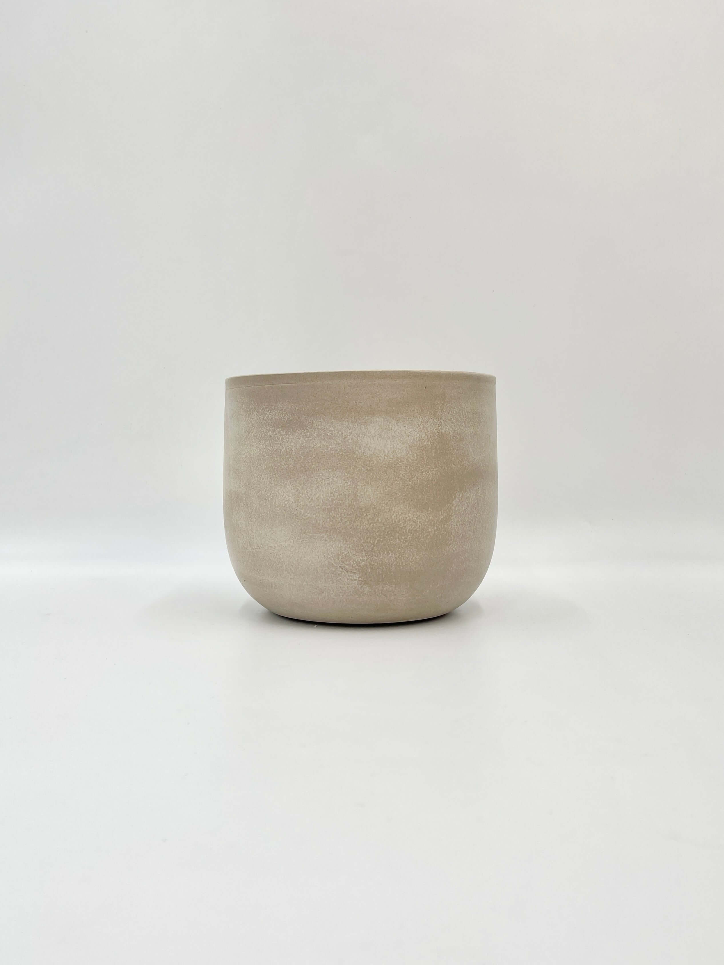 Sevilla Ceramic Indoor Plant Pots, Off White Houseplant Pot