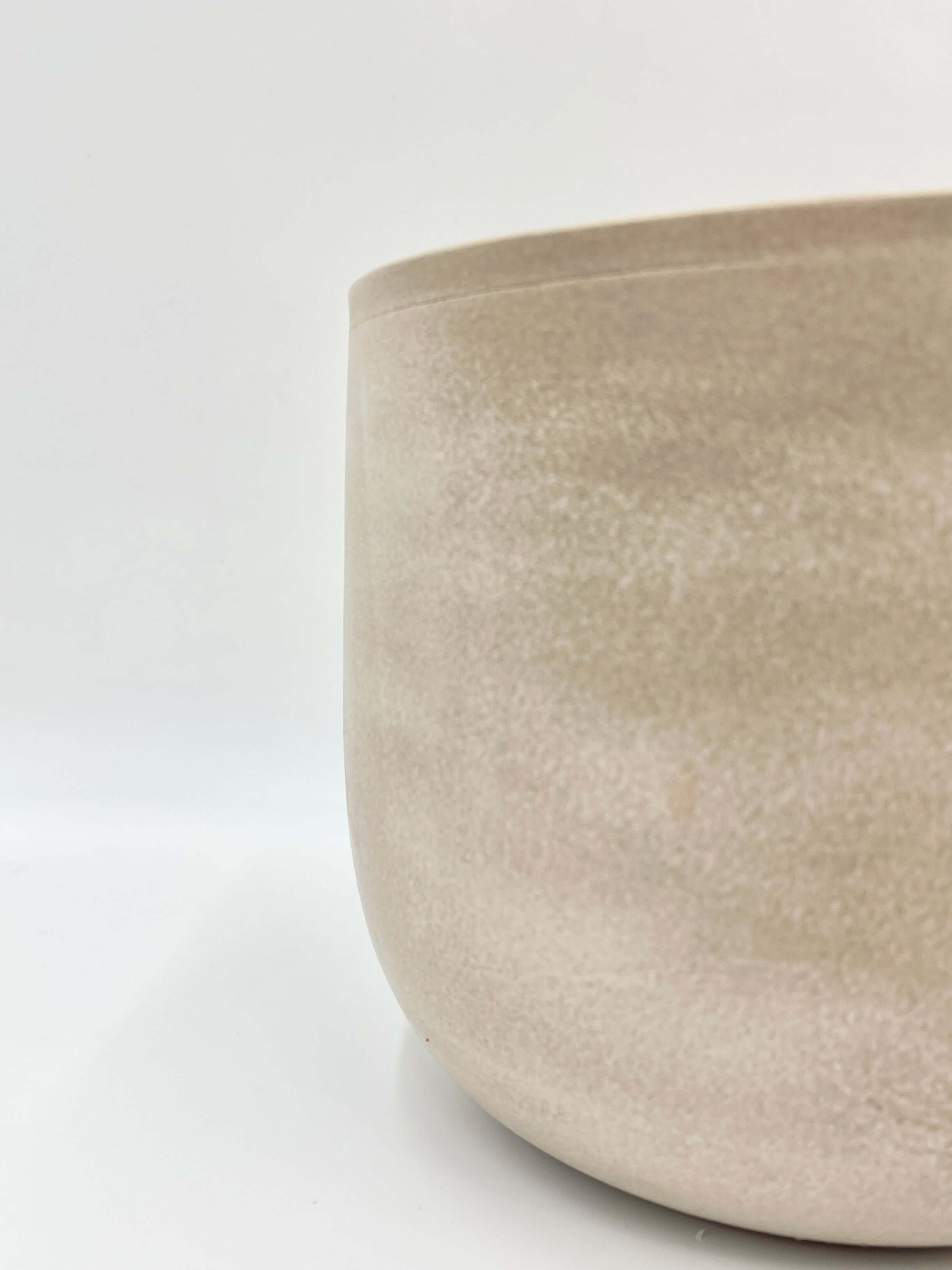 Sevilla Ceramic Indoor Plant Pots, Off White Houseplant Pot