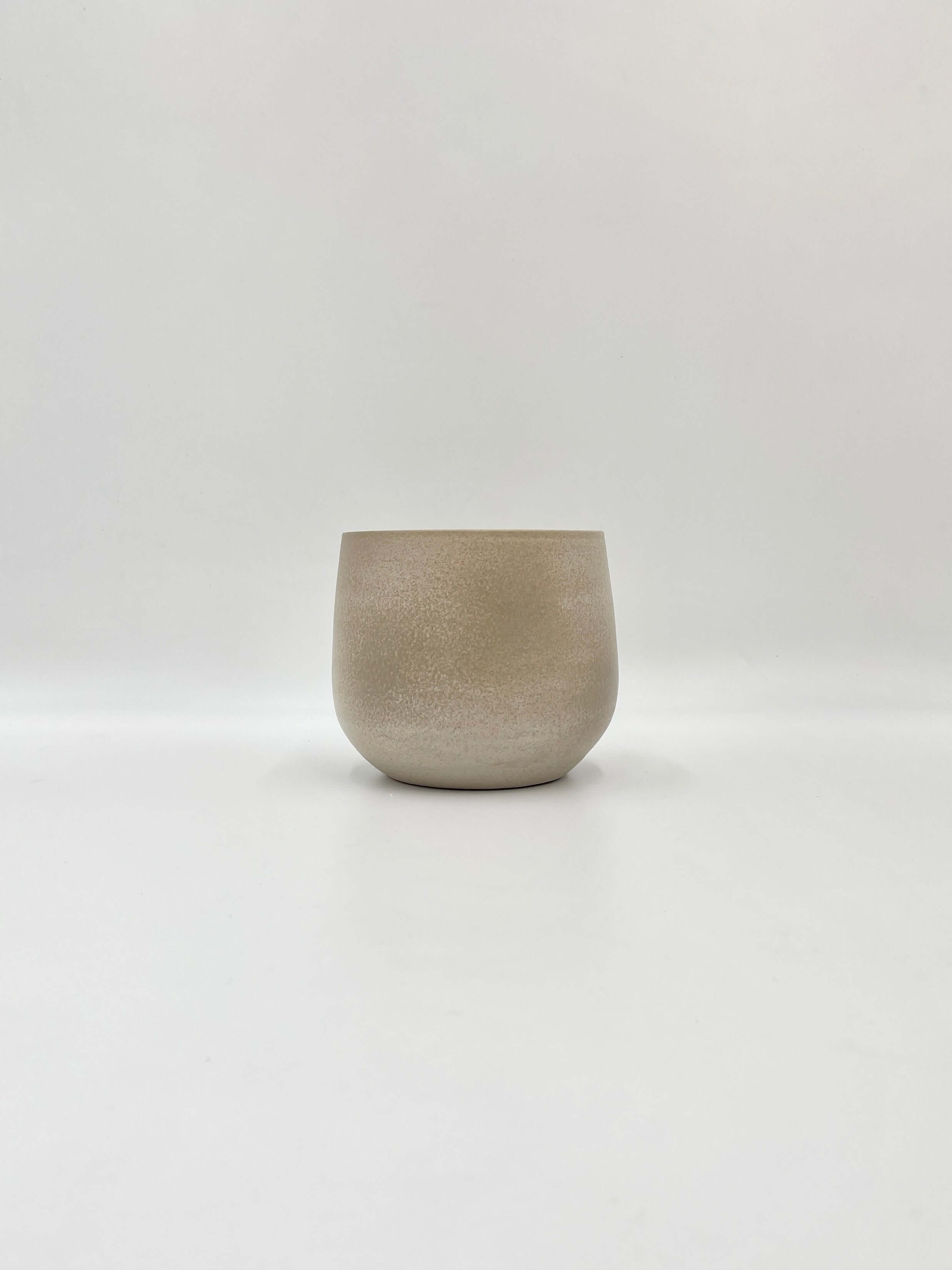 Sevilla Ceramic Indoor Plant Pots, Off White Houseplant Pot