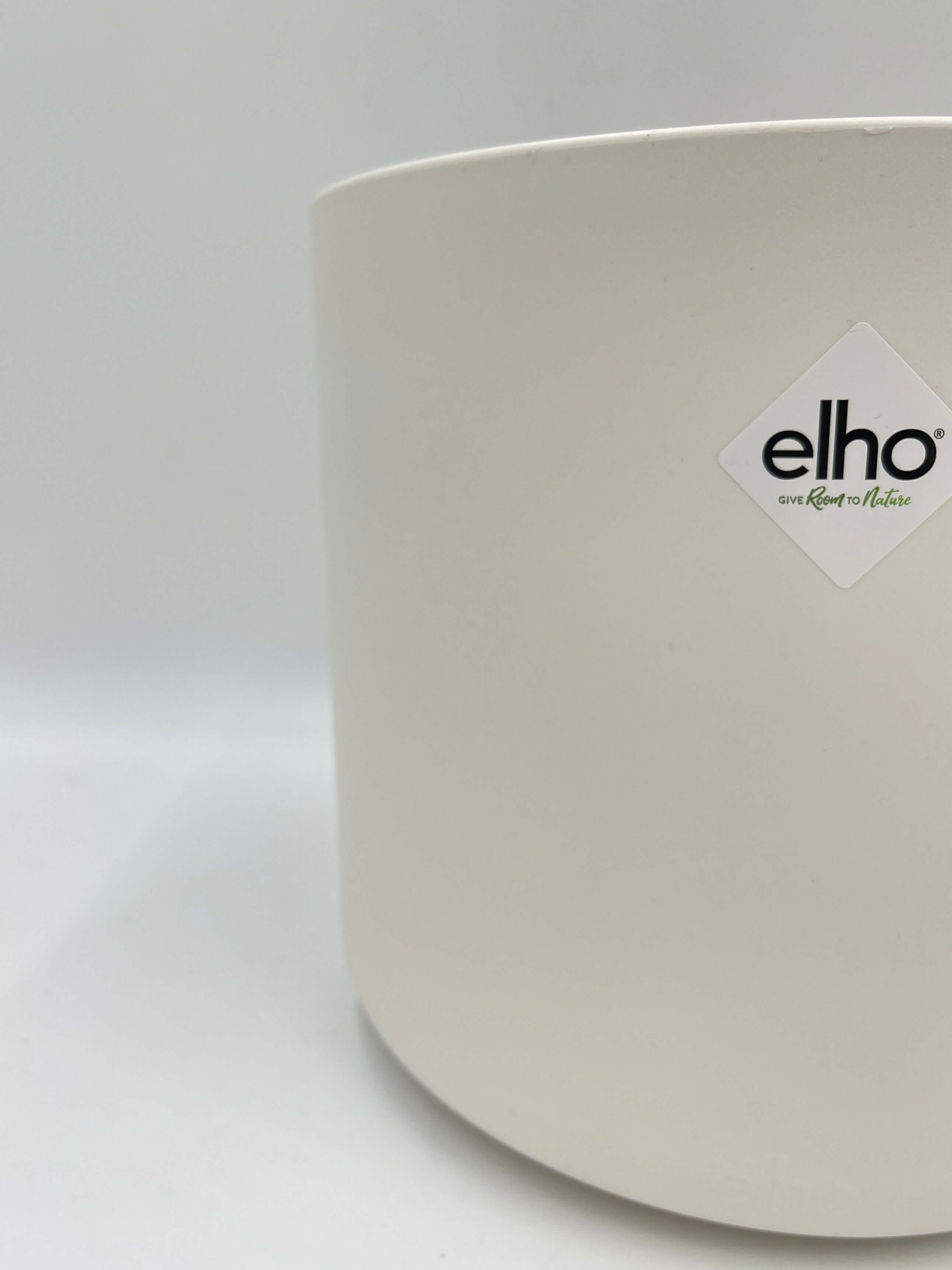 Elho B.For Soft, White Plant Pots in Multiple Sizes, Eco-Friendly, Plastic