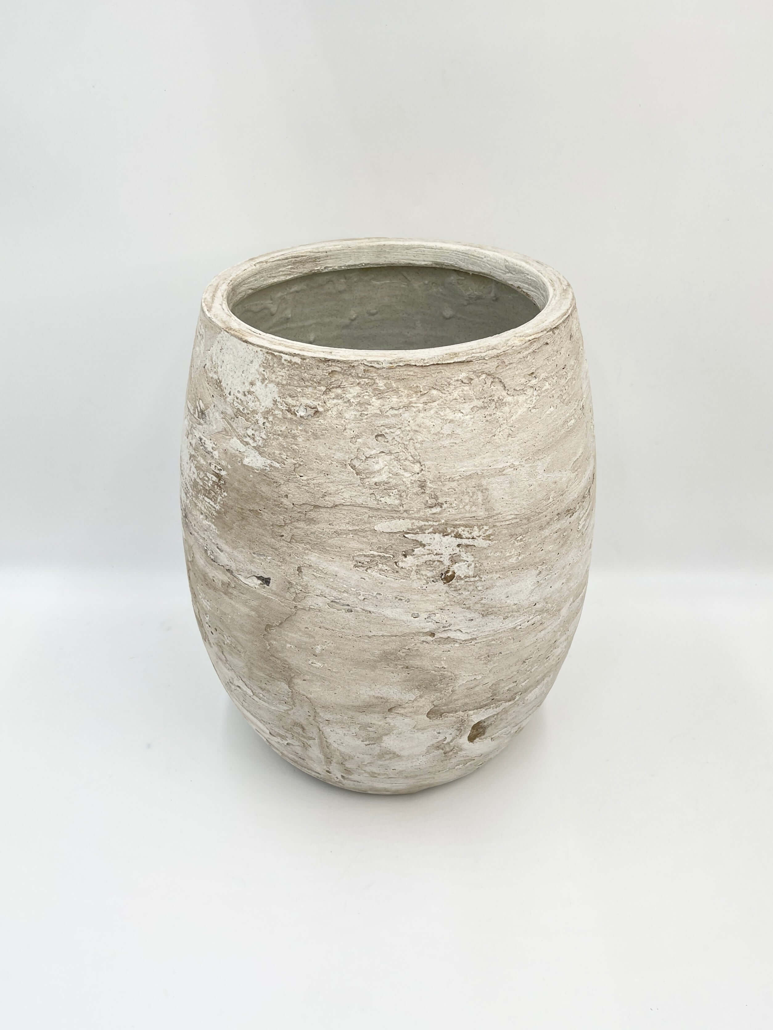 Algar Balloon Plant Pot, 30cm, White, Indoor & Outdoor Plant Pot