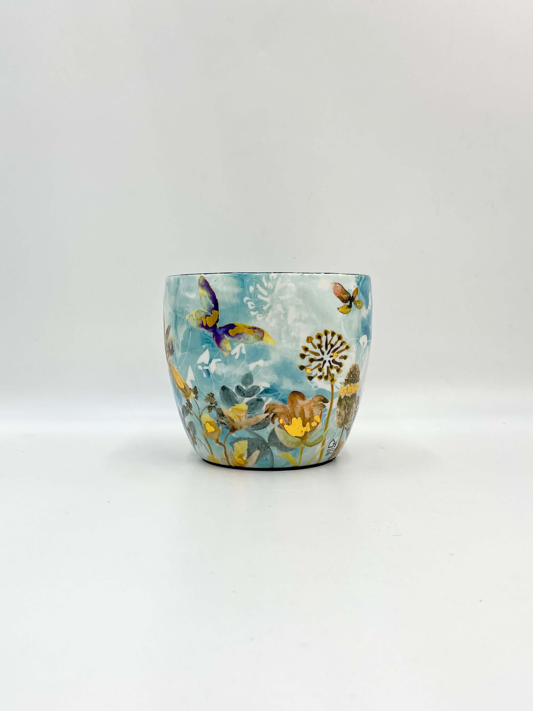 Fresia Metal Plant Pots by Lammie, Designer Plant Pots in Multiple Sizes