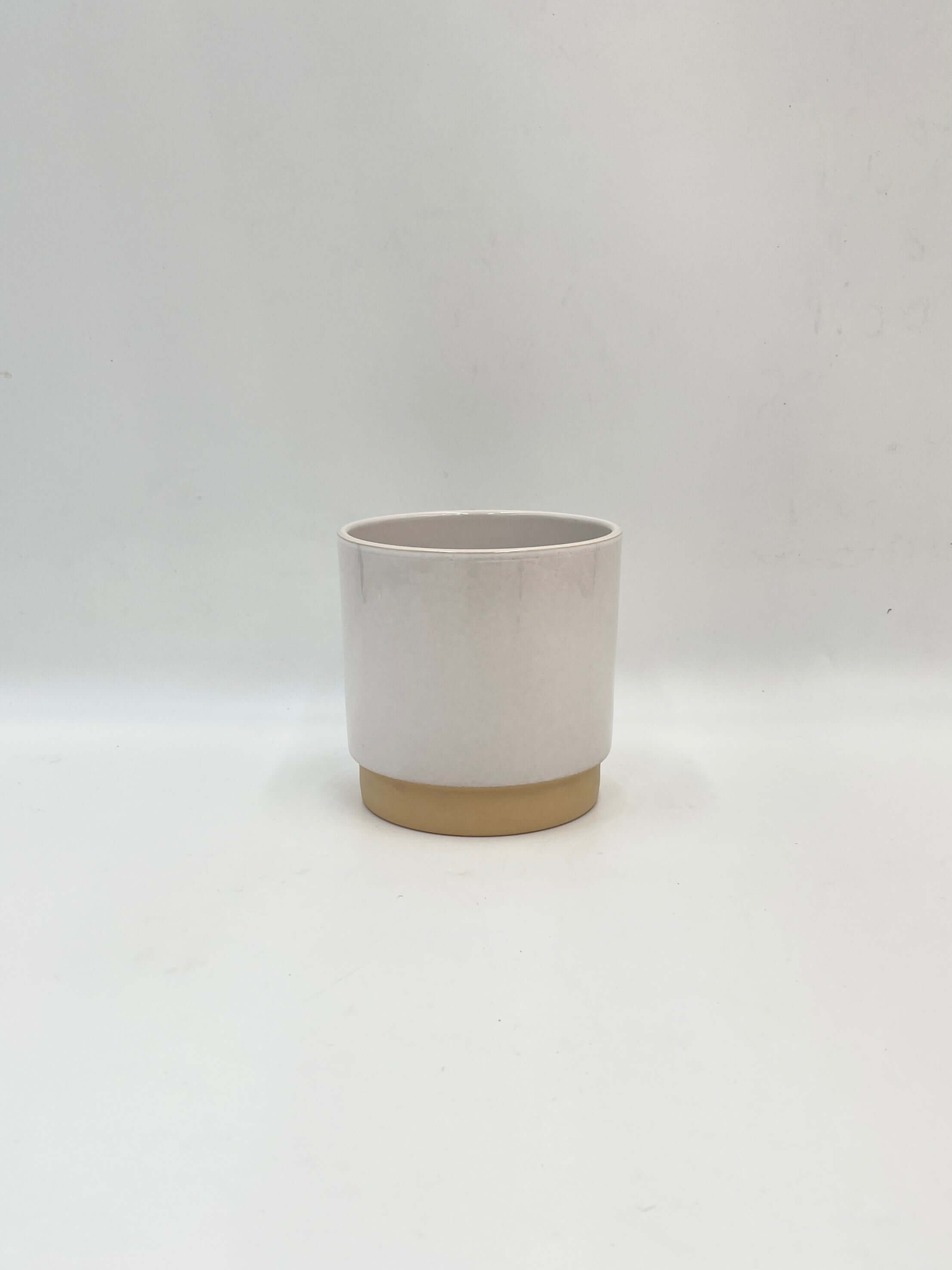 Eno White Ceramic Plant Pot | Modern Minimalist Design| Multiple Sizes