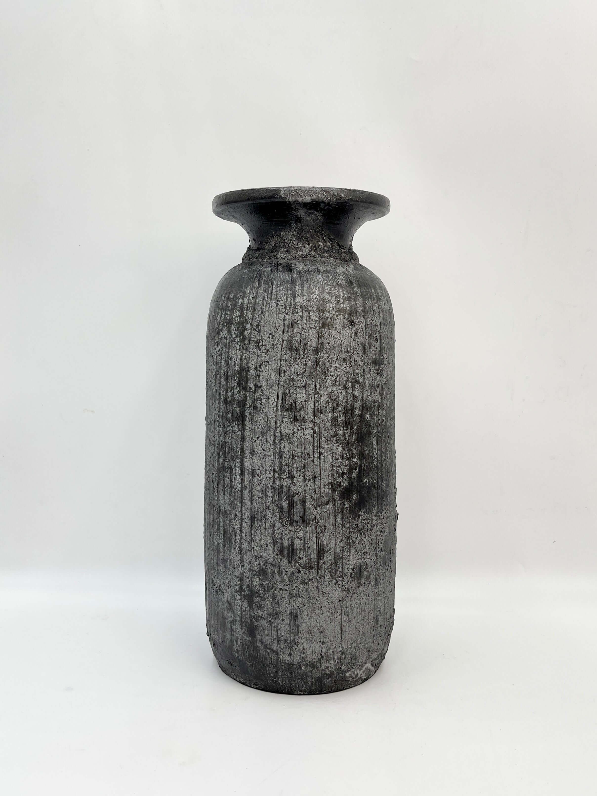 Bali Concrete Vases, Black & Grey, Boho Style, Multiple Sizes