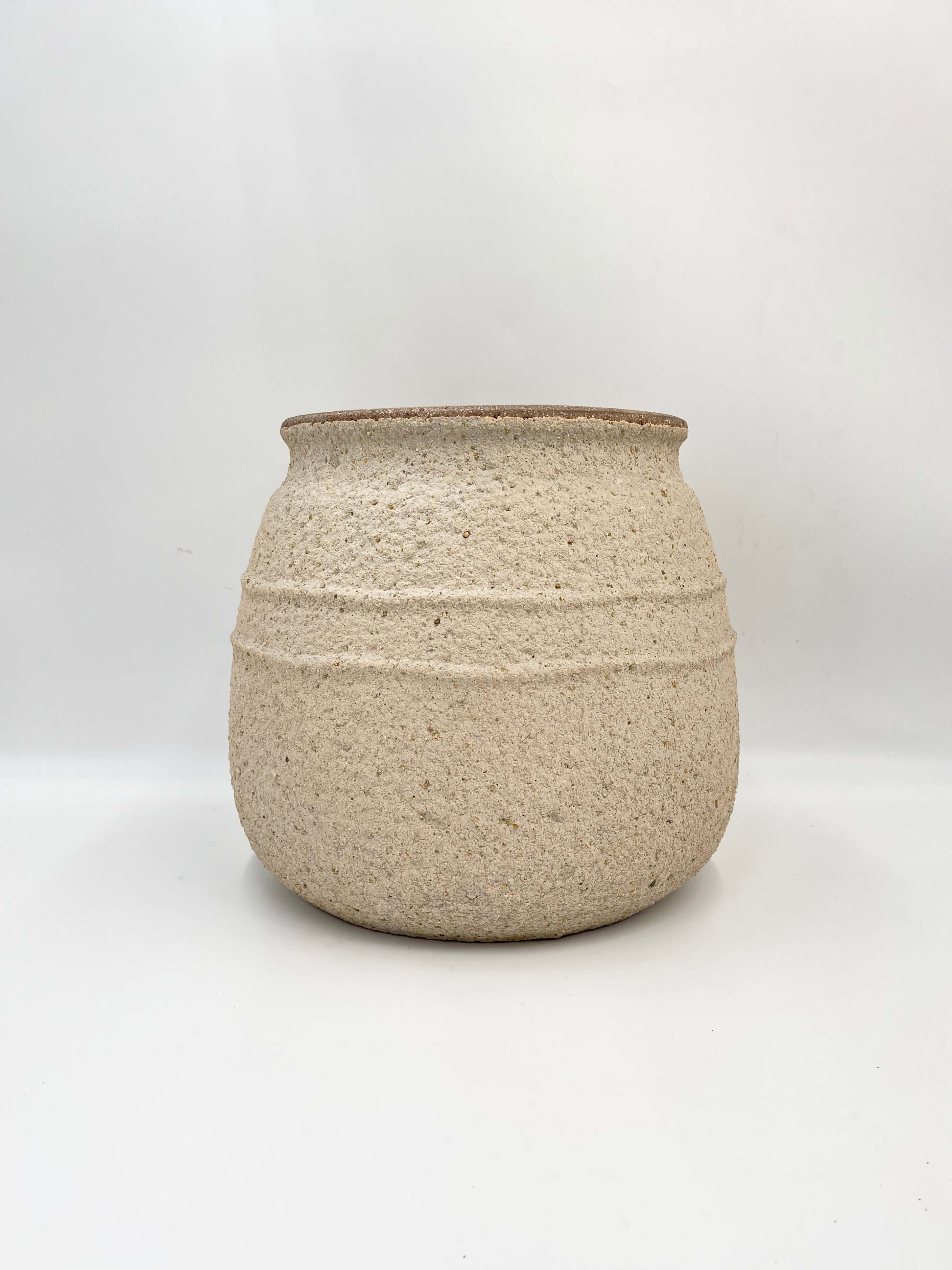 Large Mediterranean Planter Hestia - Sahara - D32cm - Indoor & Outdoor