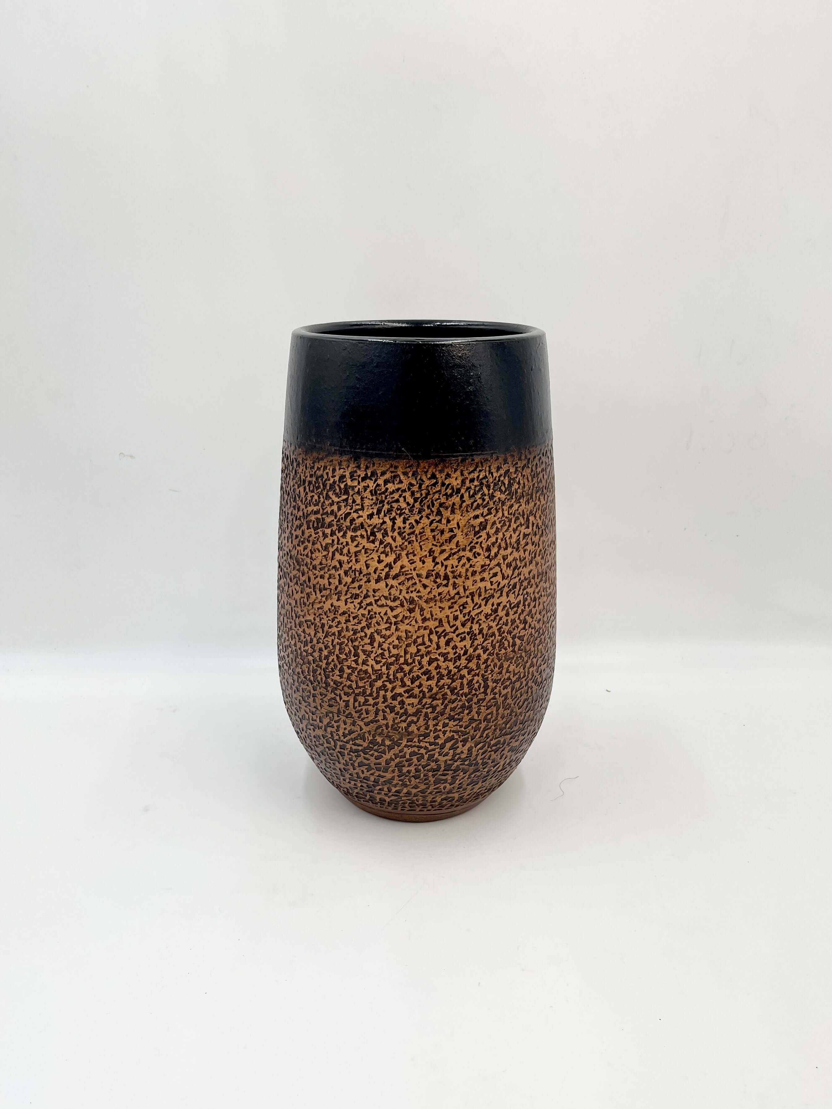Mocha Ceramic Vase - Mya Minimalist Modern Vase - H30cm