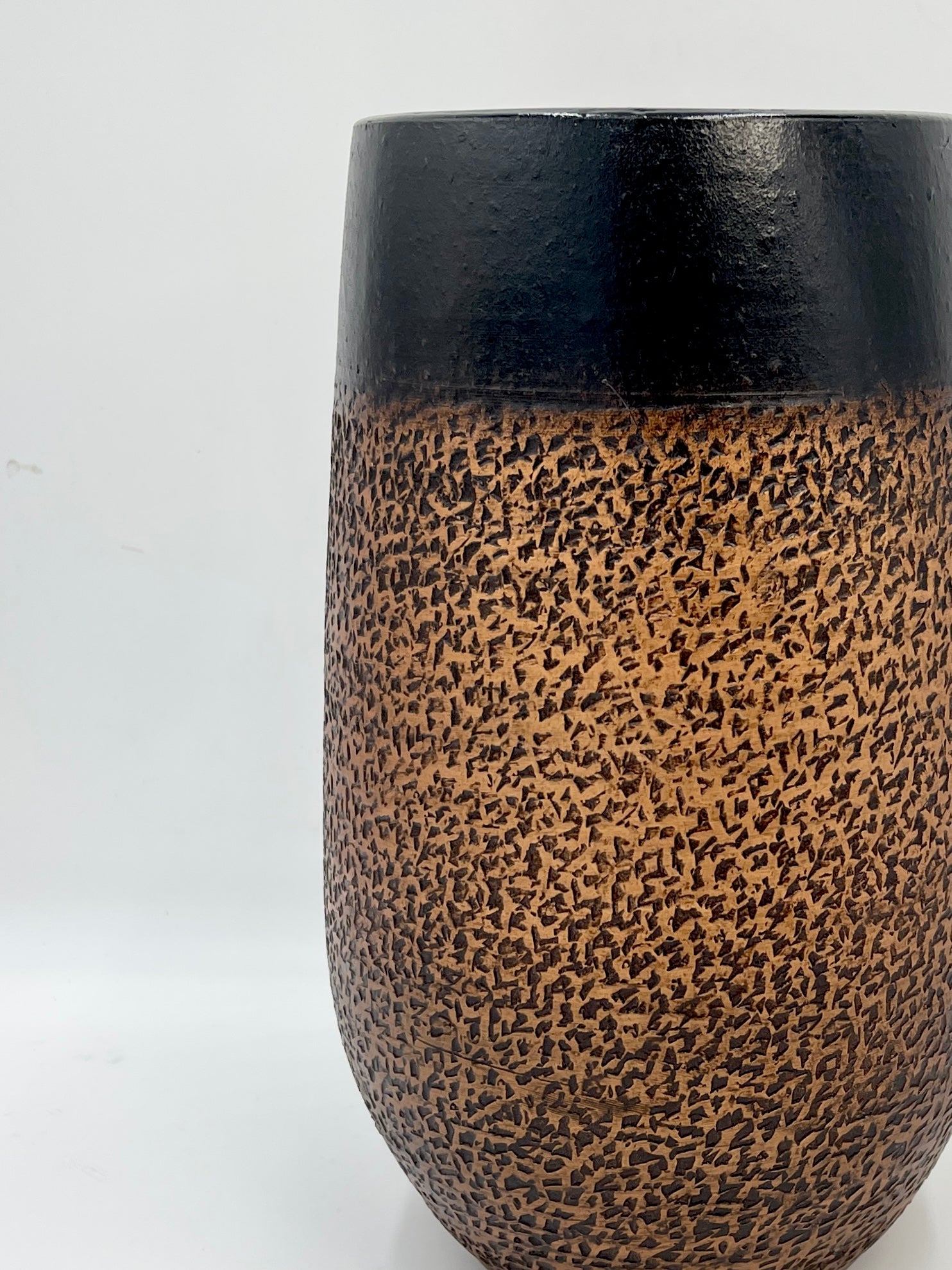 Mya Mocha Ceramic Vase - Minimalist Modern Vase | Elegant Home Décor, H30cm