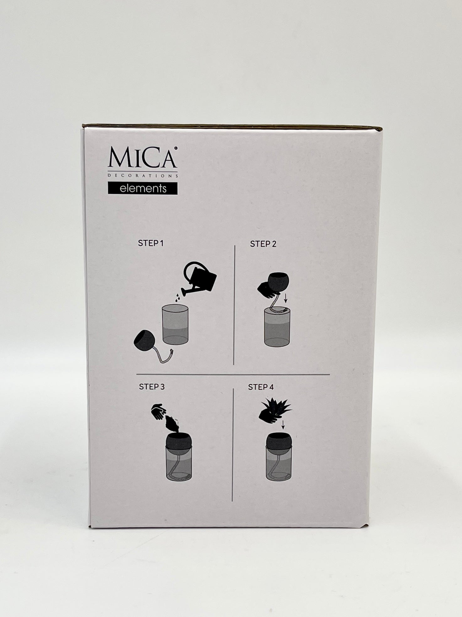 Self-Watering Planter H14cm D10cm - Recycled Glass - Gift