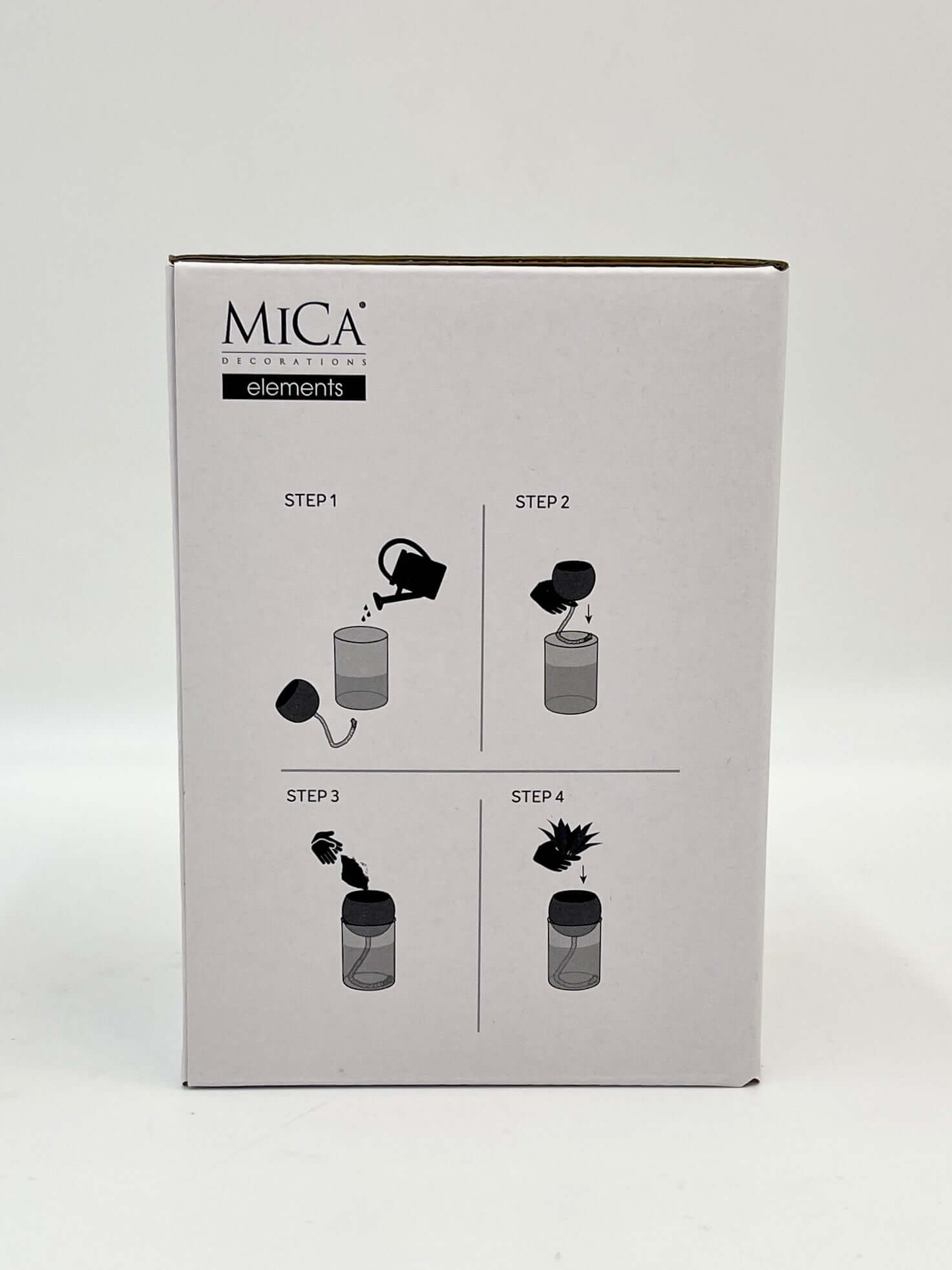 Self-Watering Planter H14cm D10cm - Recycled Glass - Gift