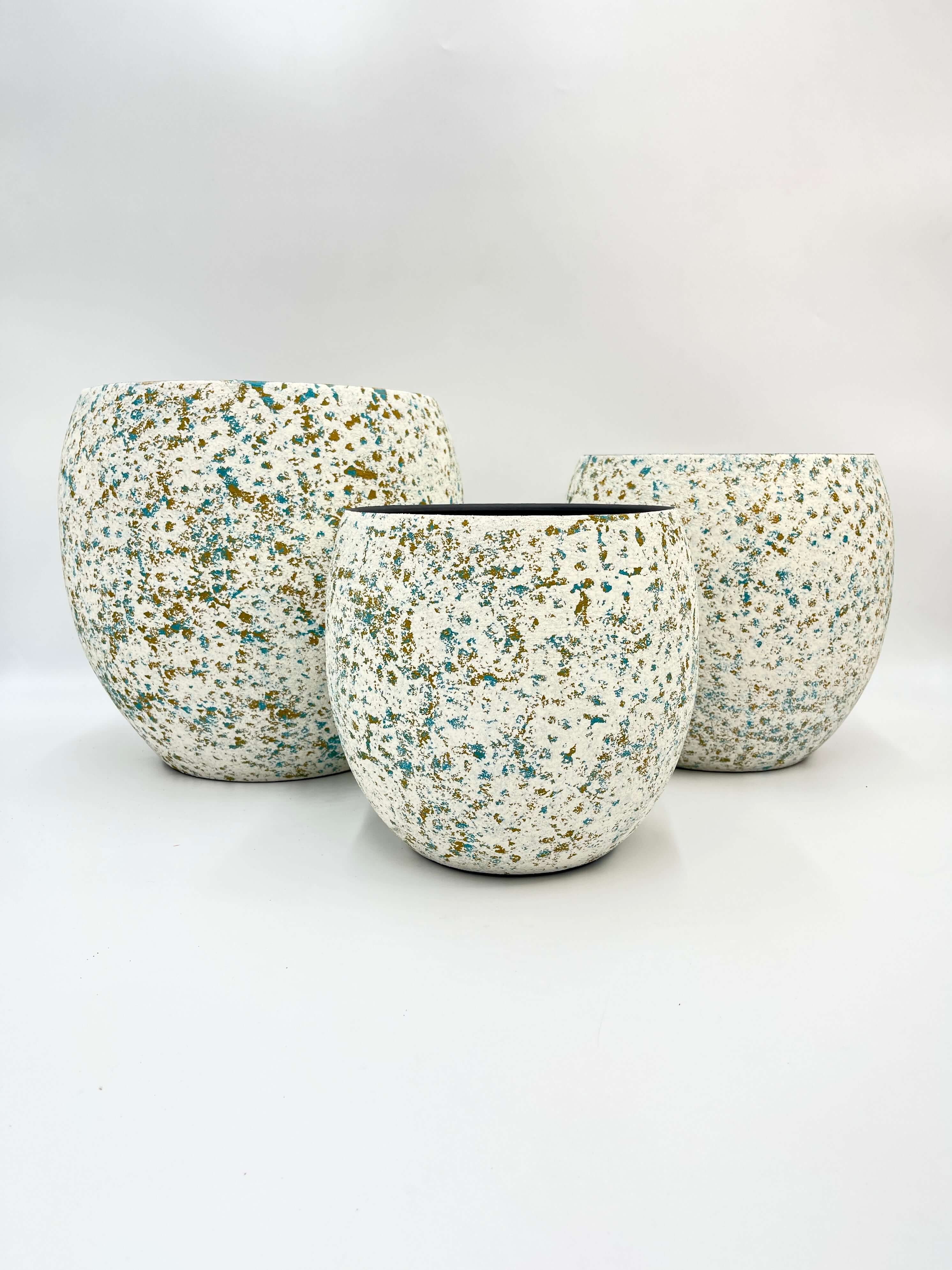 Blue Ceramic Plant Pot Nikai | Multiple Sizes | Rebel Plants