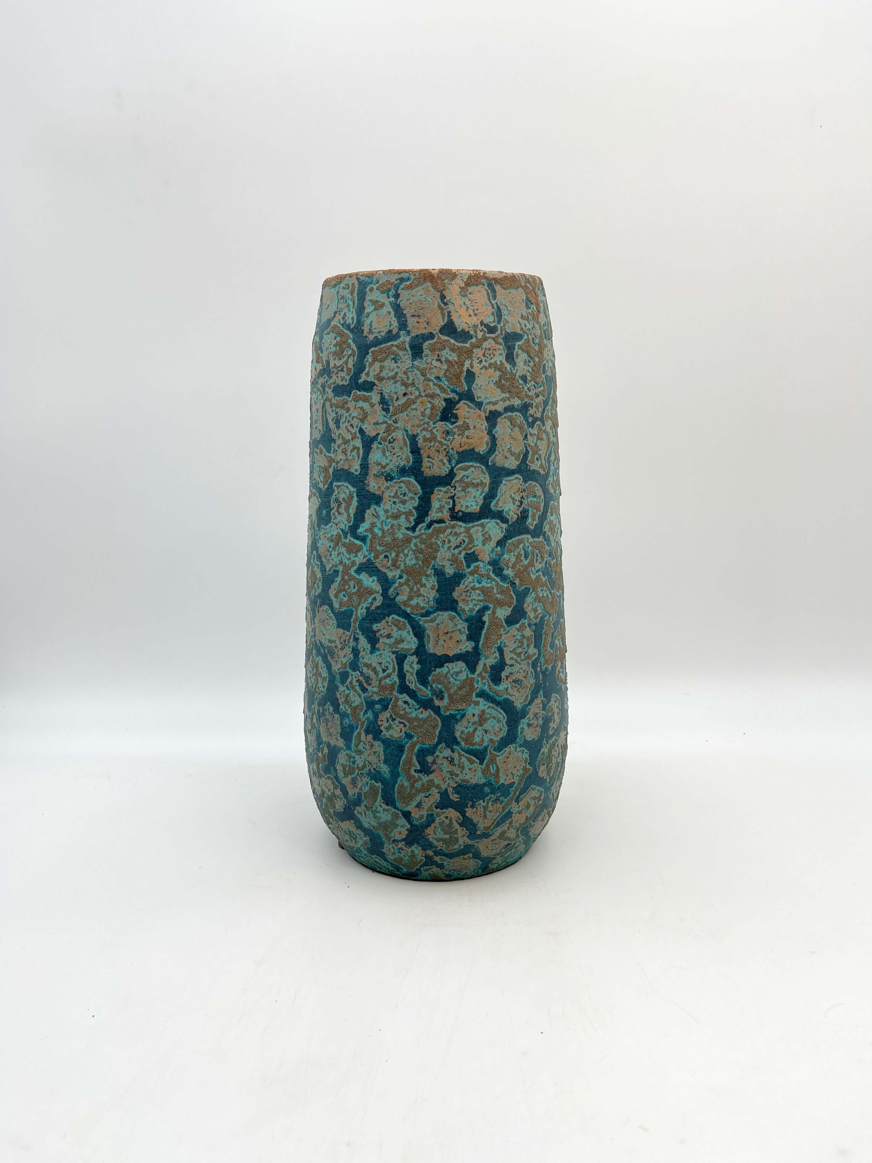 Islay Handmade Plant Pots, Blue Copper, Indoor Plant Pot in Multiple Sizes