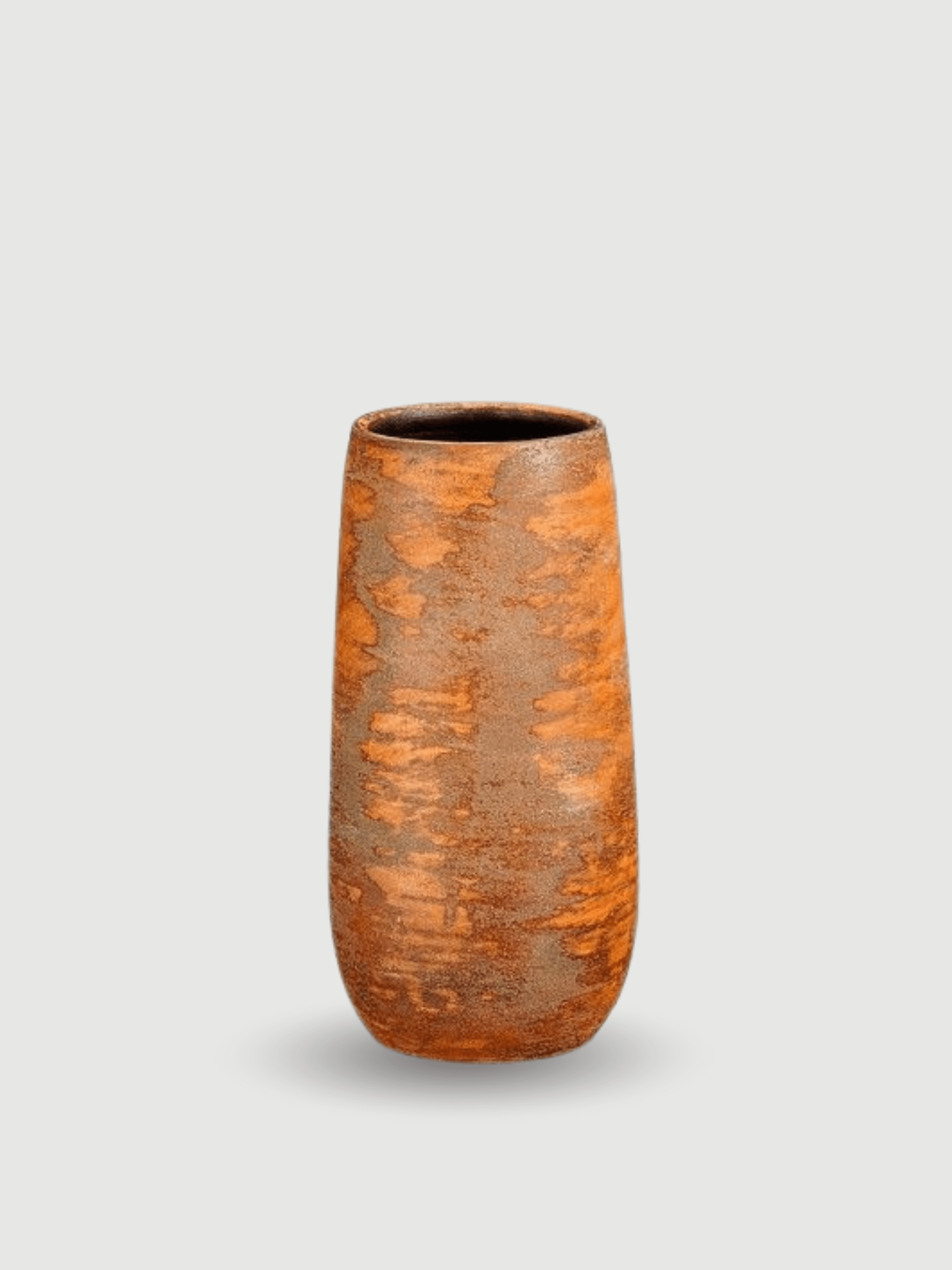 Olaf_Ceramic_Plant_Pot_Rust_Orange_Multiple_Sizes