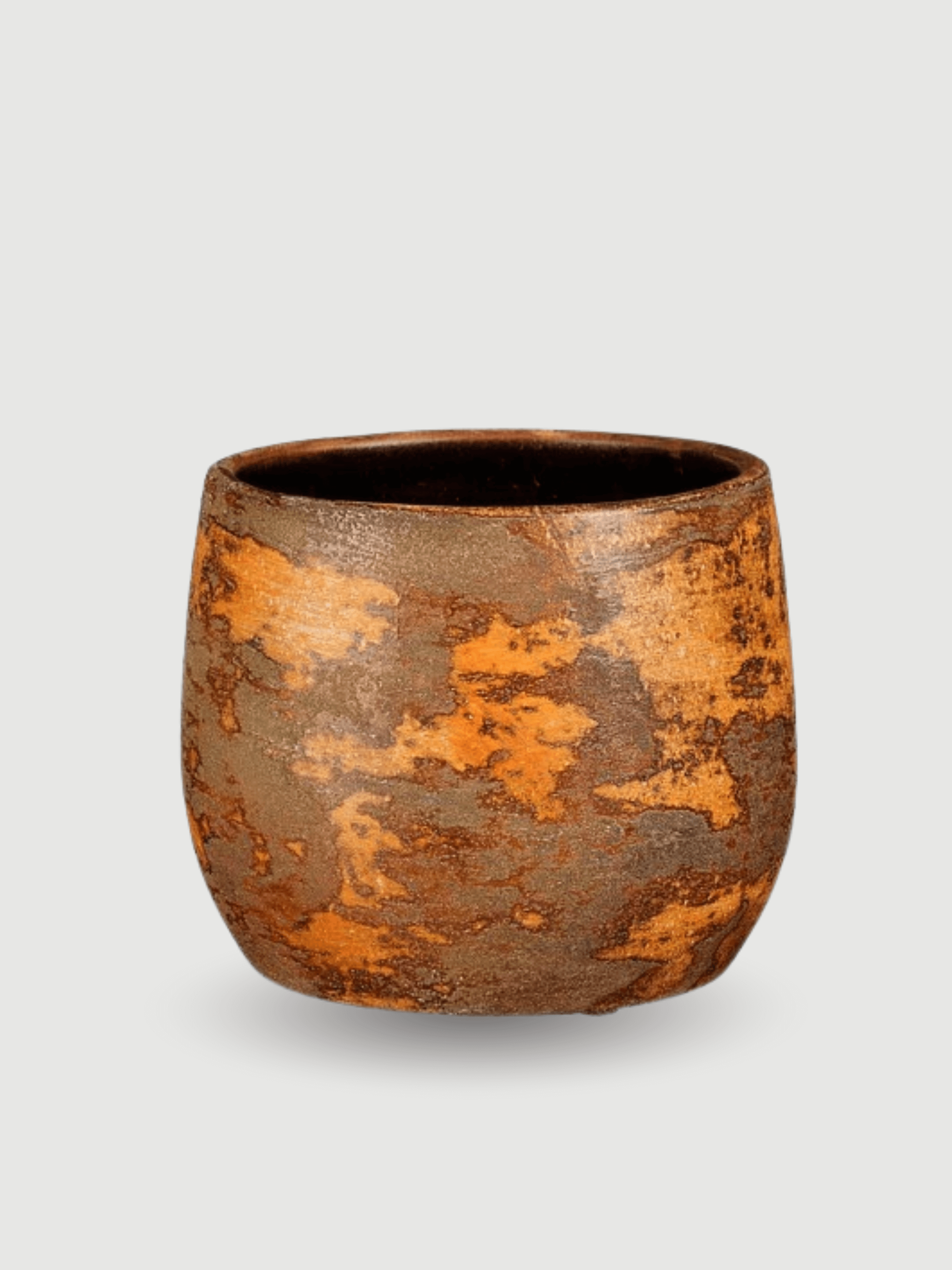 Olaf_Plant_Pot_Rust_Round_Multiple_Sizes