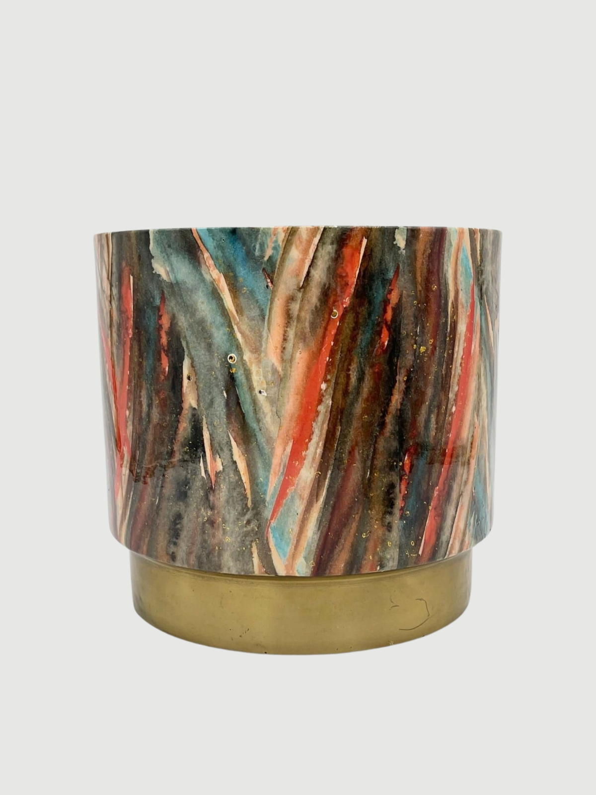 Celia Blush, Gold Metal Indoor Plant Pots, House Plant Pot in Multiple Sizes