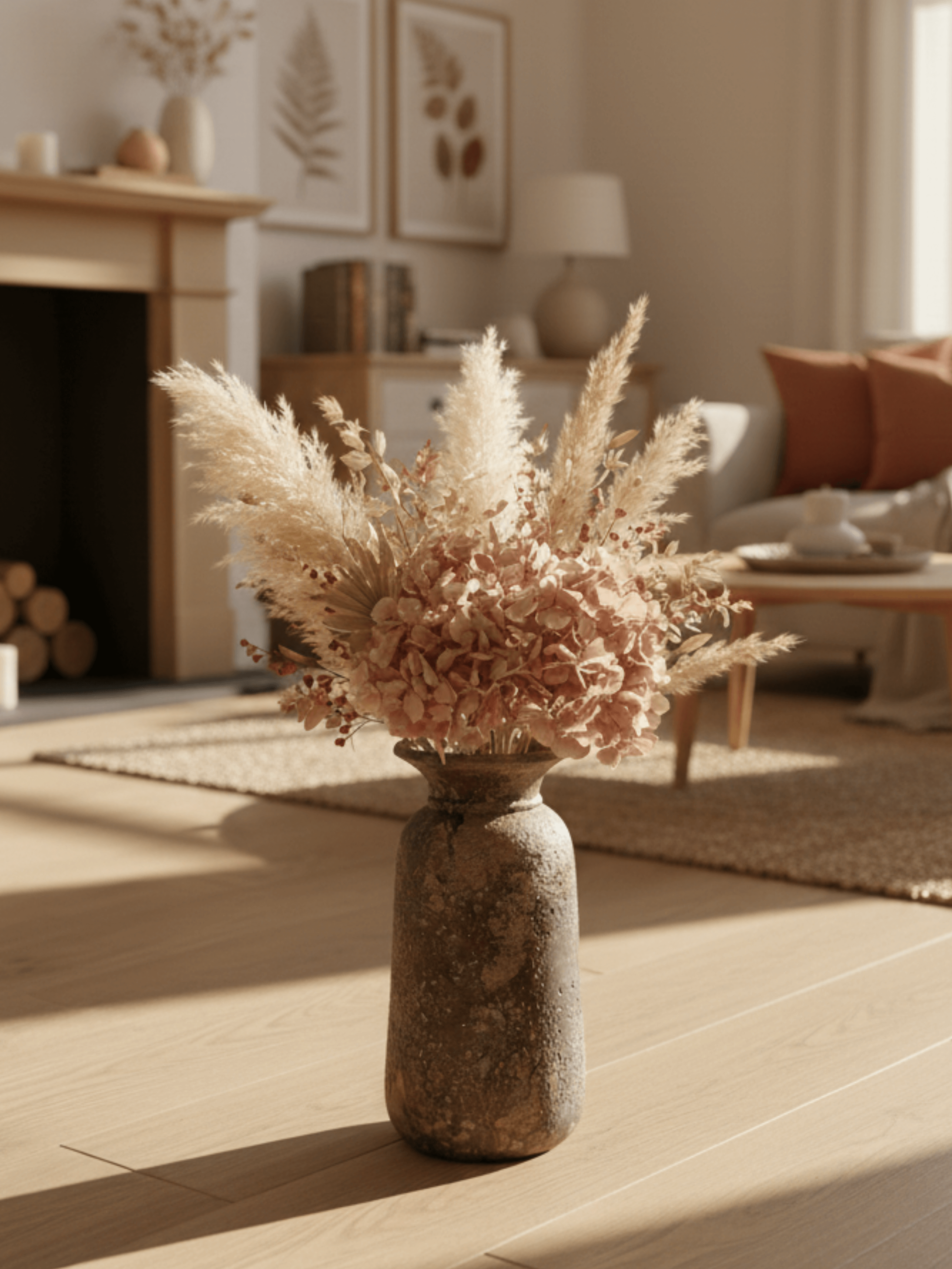 Rustic_Farmhouse_Vase_Bali_Concrete_Vases_Brown__Blue_H30cm