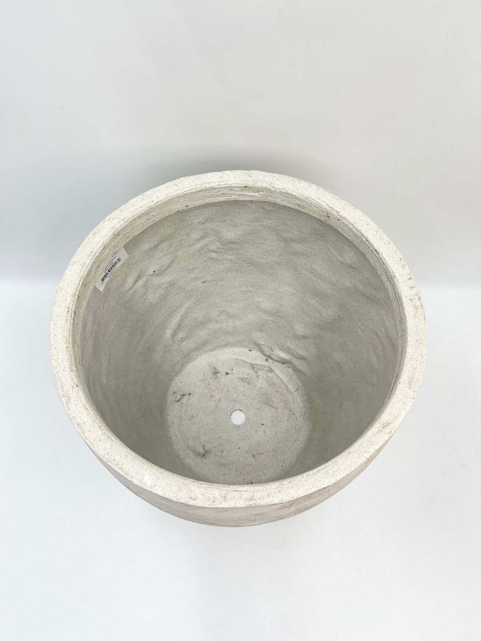 Algar Plant Pot, 34cm, White, Indoor & Outdoor Plant Pot