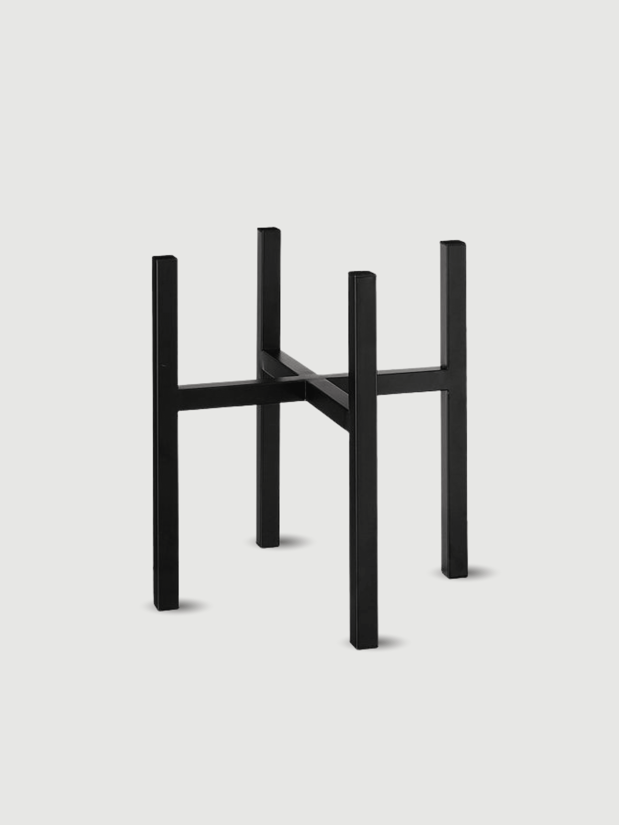 Ascot Metal Plant Stand, Black, Multiple Sizes