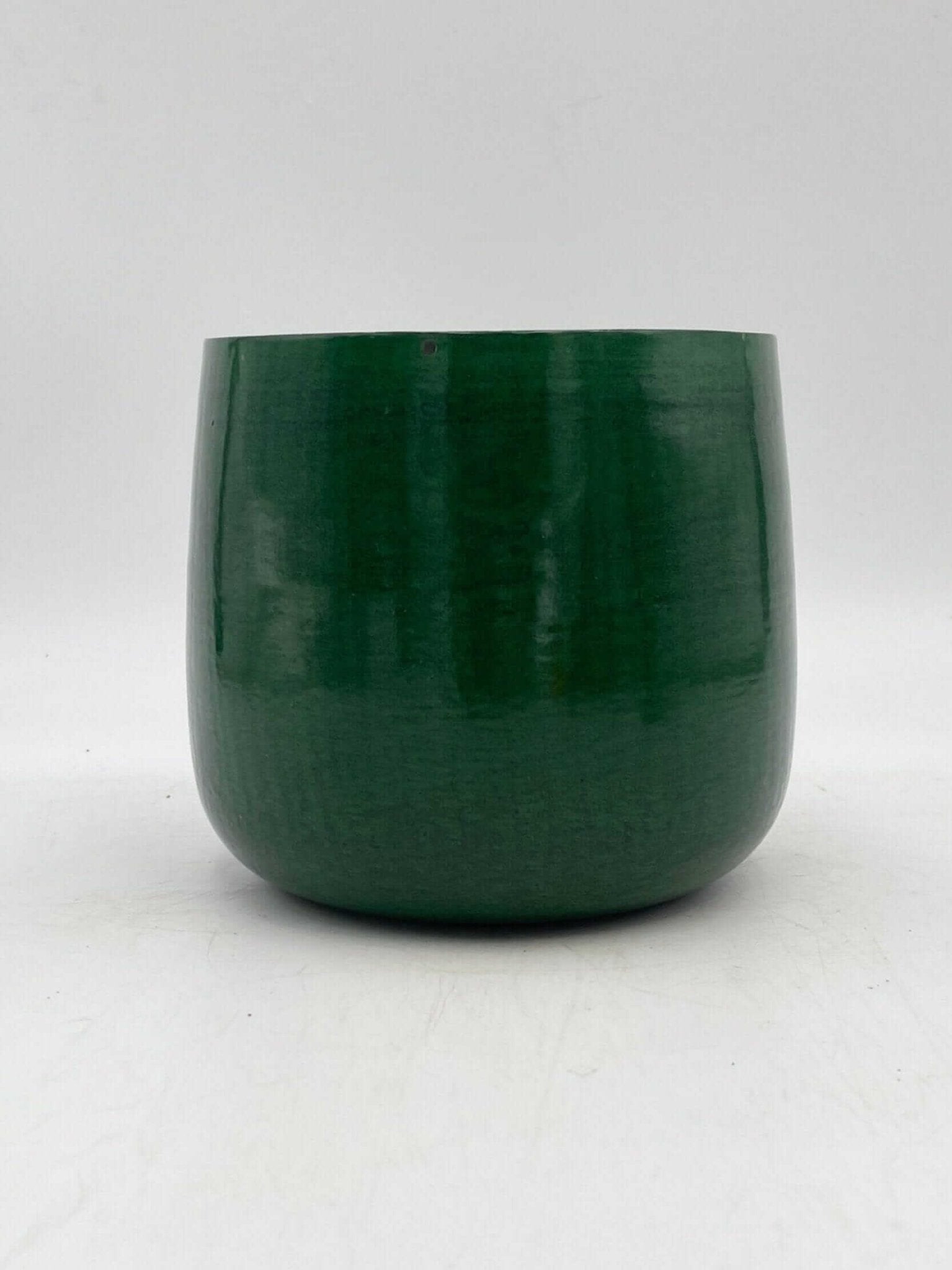 Benson Green Metal Plant Pots, 19cm - 23cm Houseplant Pot