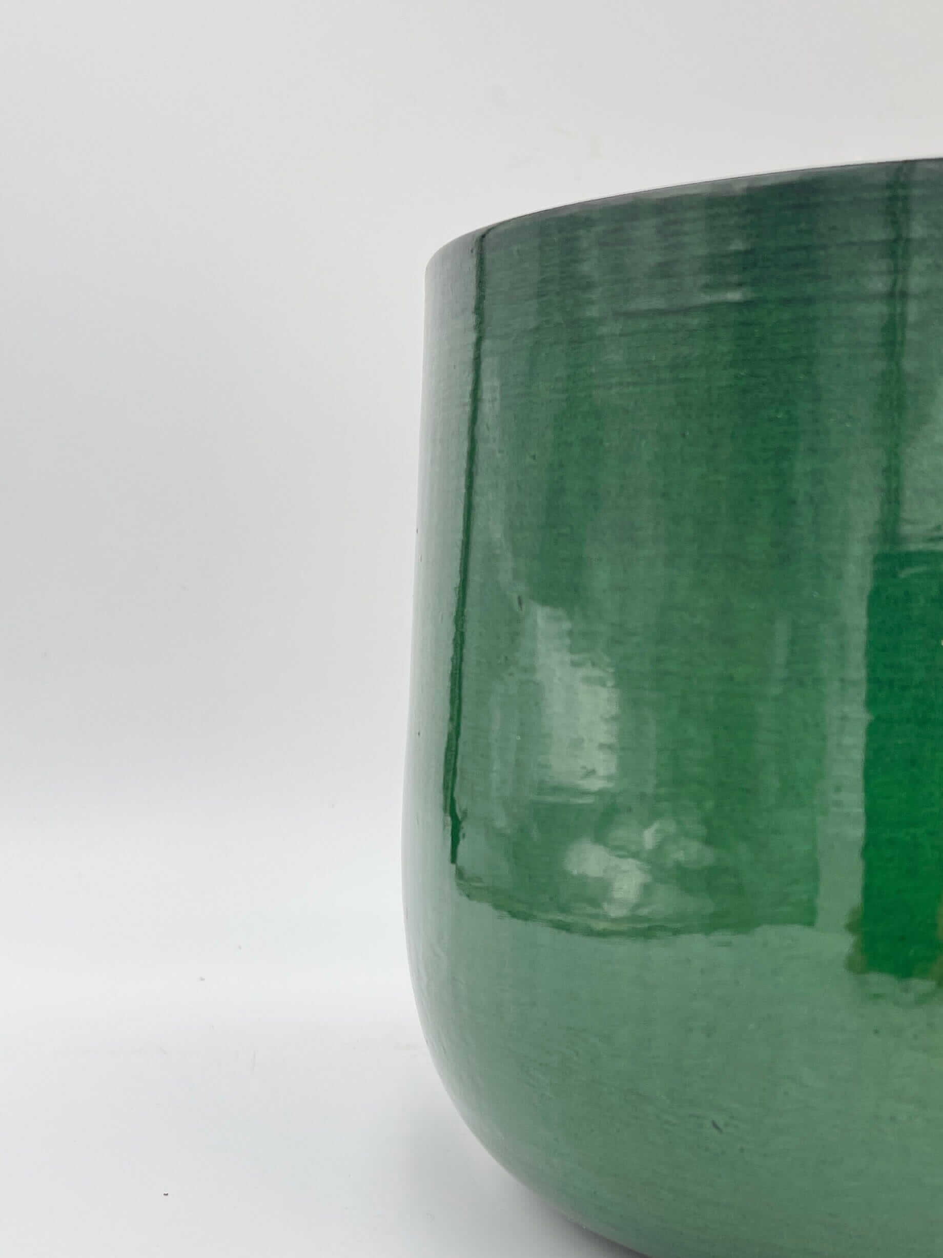 Benson Green Metal Plant Pots, 19cm - 23cm Houseplant Pot