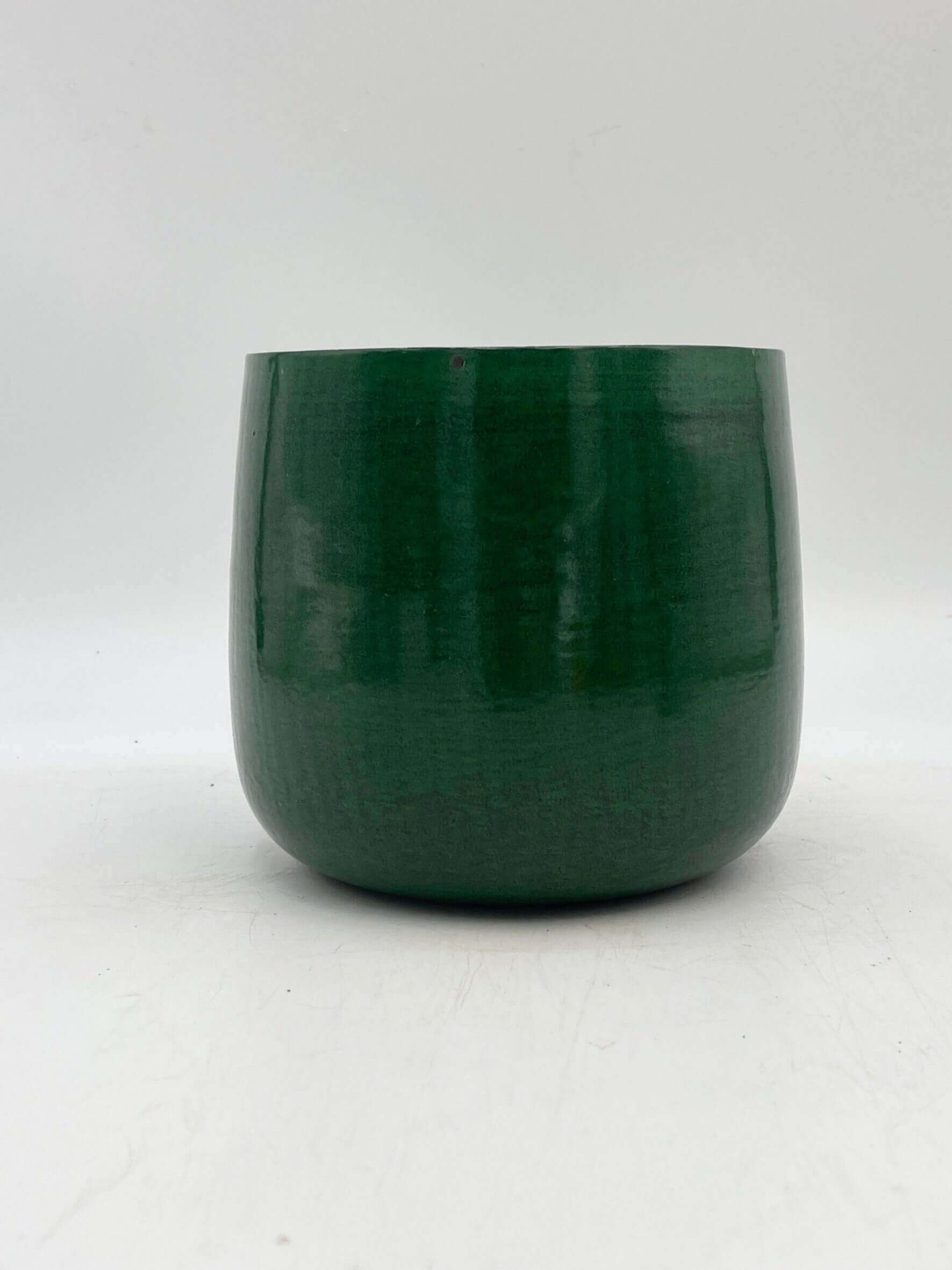 Benson Green Metal Plant Pots, 19cm - 23cm Houseplant Pot