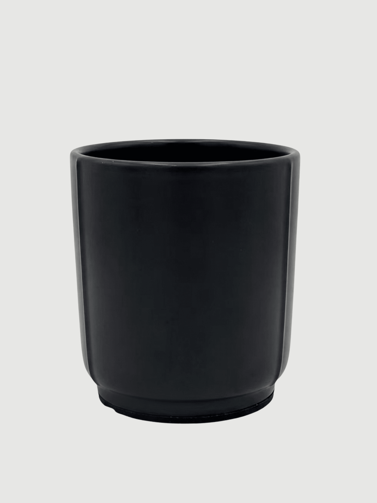 Black Ceramic Cylinder Pot – 9cm - Rebel Plants