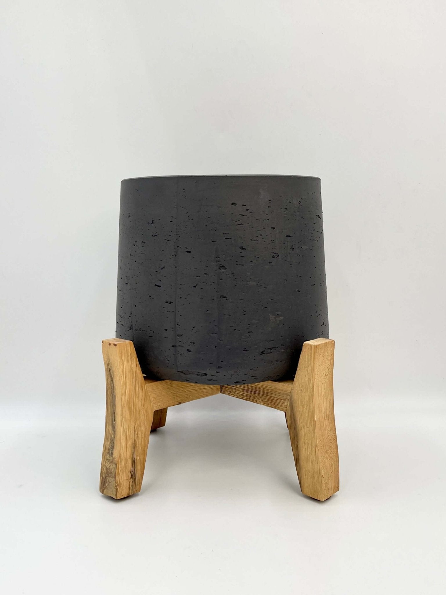 Black Plant Pot - Patt Indoor Outdoor Planters, 17cm–23cm