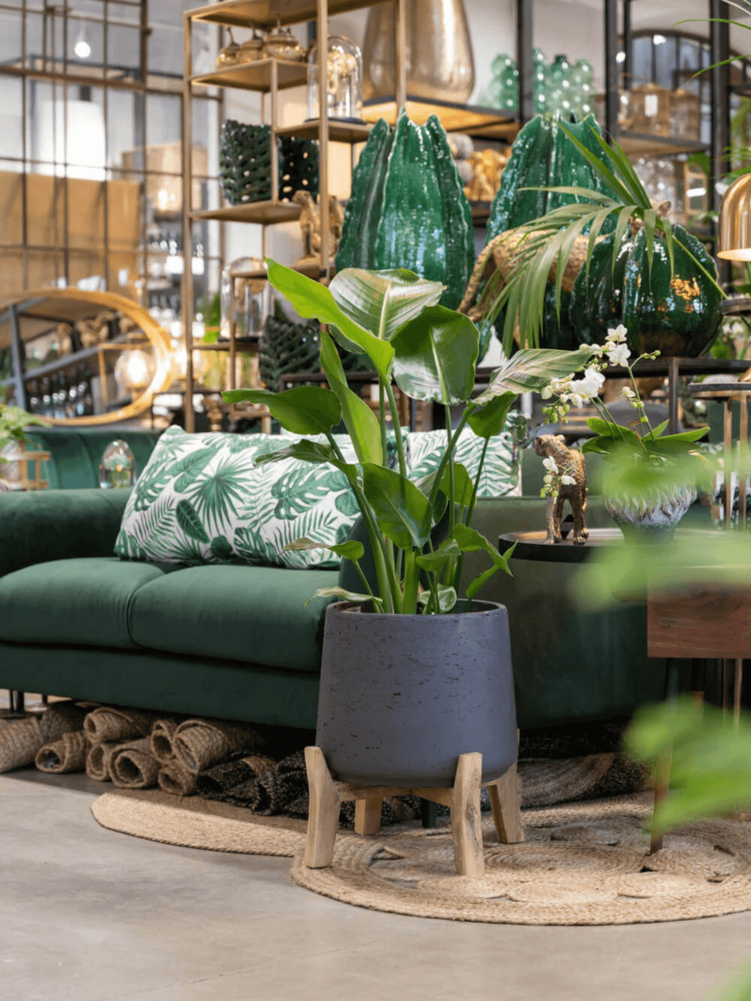 Black Plant Pot - Patt Indoor Outdoor Planters, 17cm–23cm