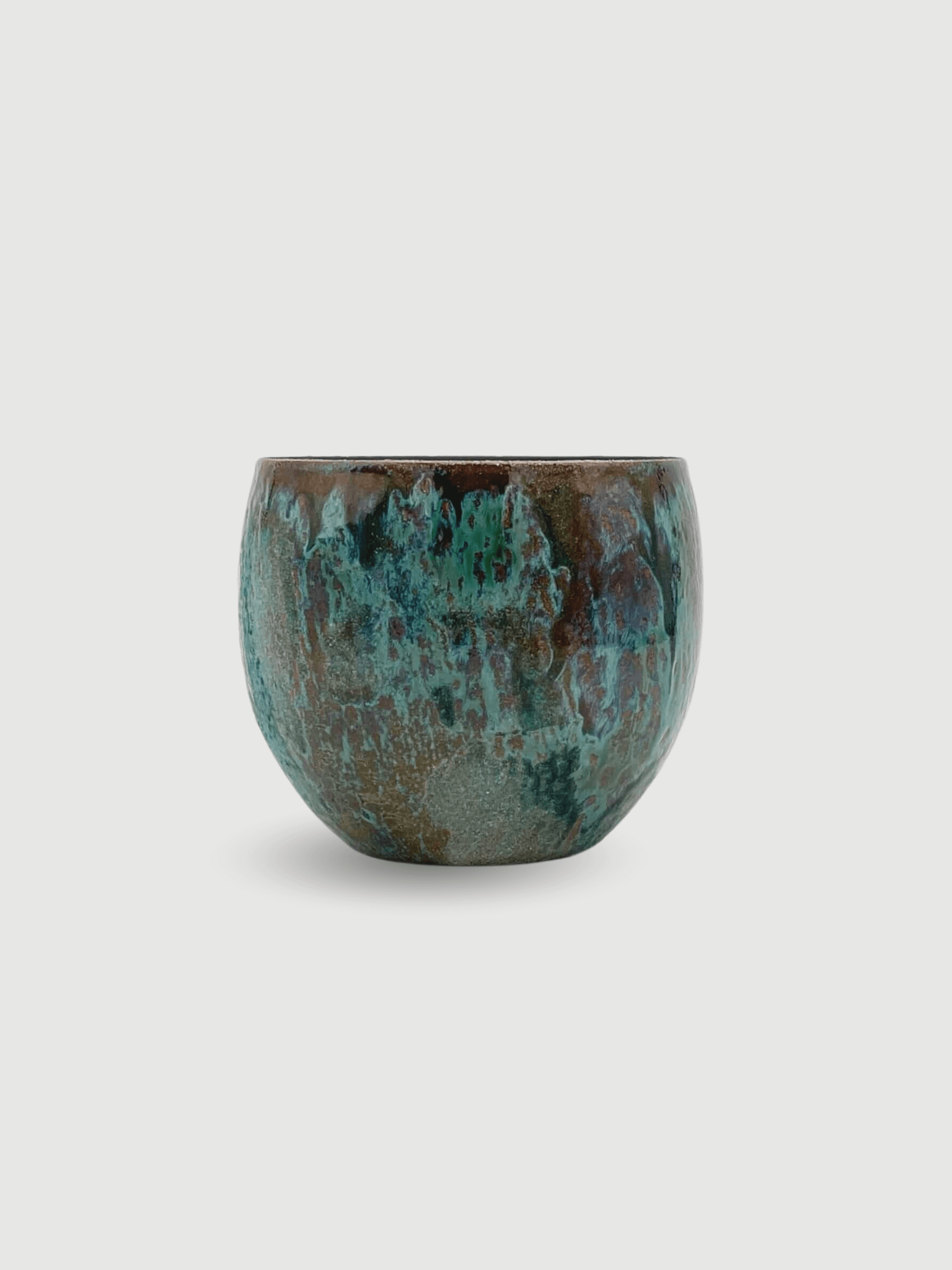 Blue Ceramic Plant Pot - Loren handmade houseplant pot - Blue Ceramic Plant Pot Loren - Handmade Houseplant Pot