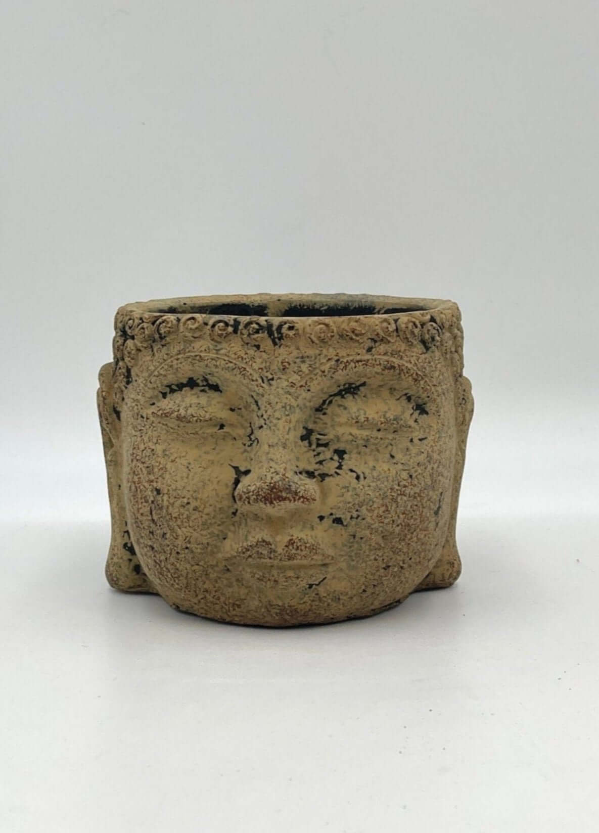 Buddha Camel Indoor Plant Pot, D13cm, Handmade