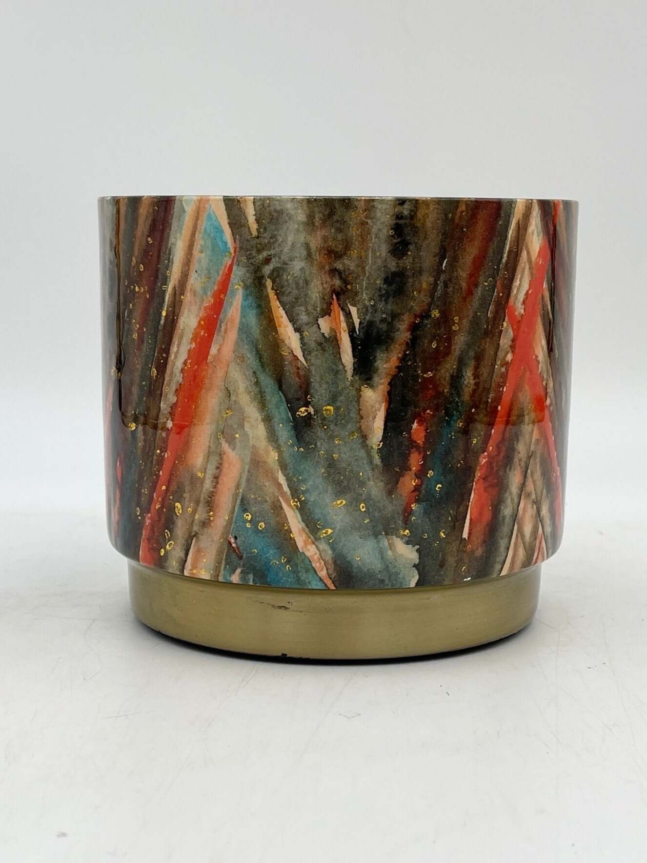 Celia Blush, Gold Metal Indoor Plant Pots, House Plant Pot in Multiple Sizes