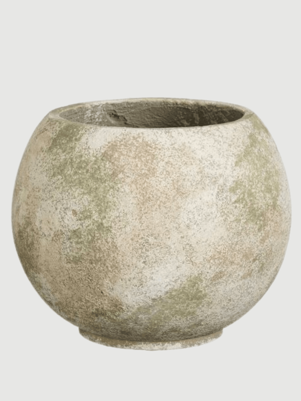 Concrete Plant Pot Tommy, Green & Beige, Multiple Sizes - Rebel Plants