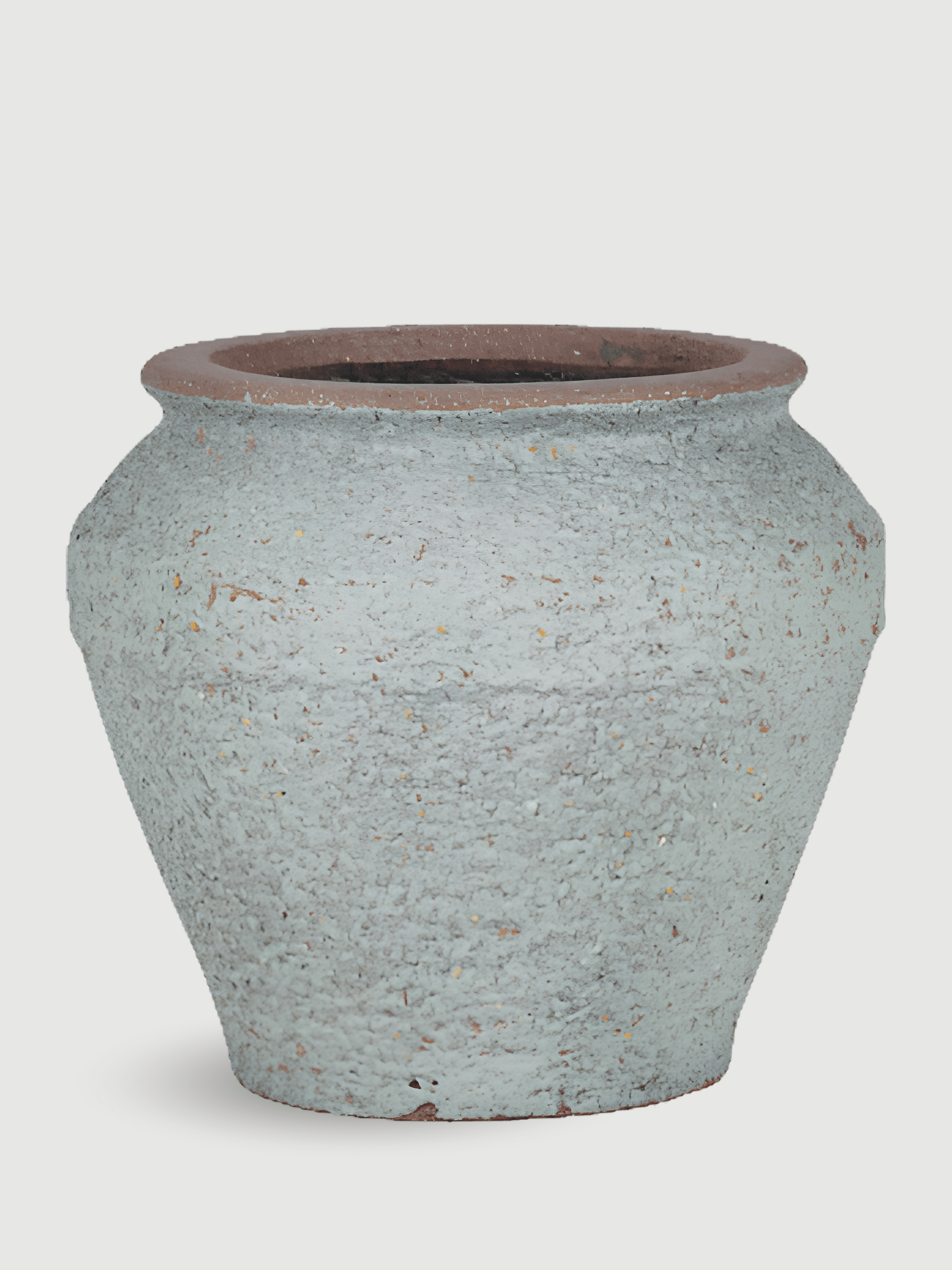 Eros Mediterranean Plant Pot – Rustic Green - Rebel Plants