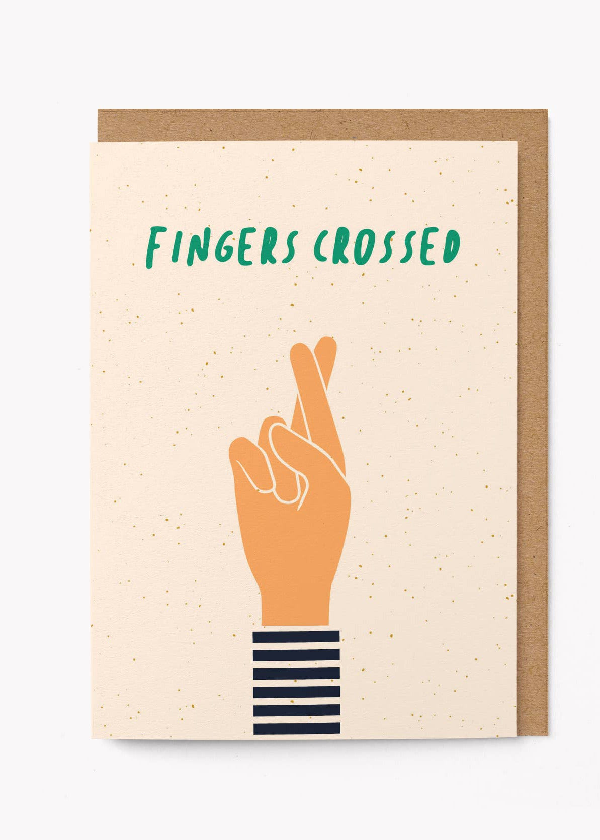 Fingers crossed - Good Luck Greeting Card - Rebel Plants