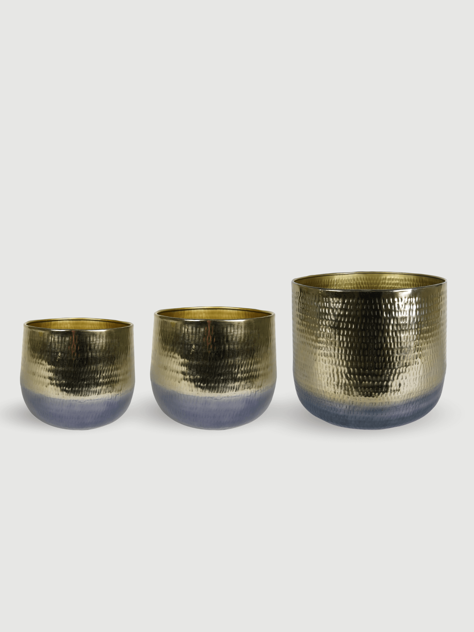 Gold Metal Plant Pot - Jenna - XL - 29cm-46cm