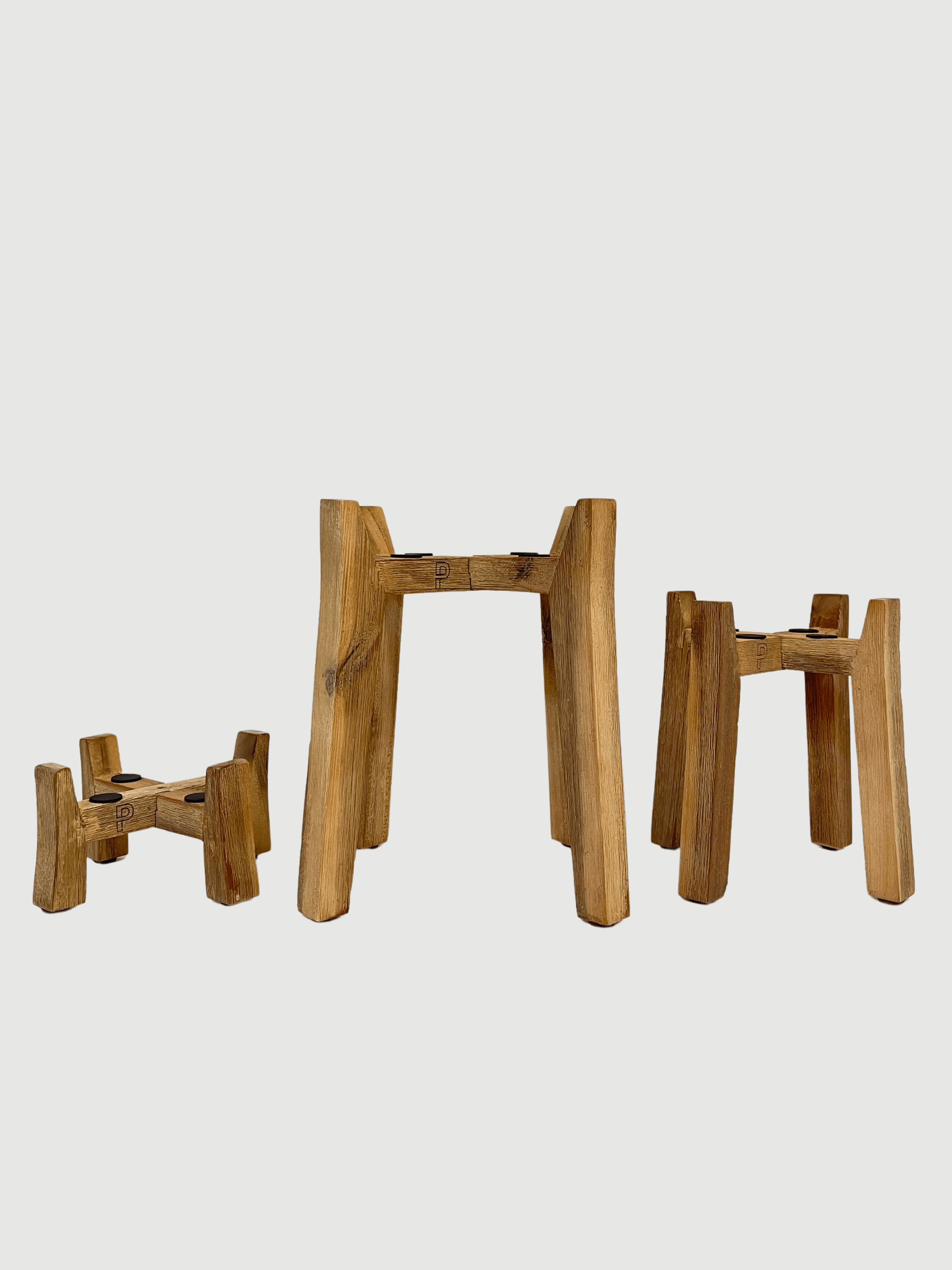 Handcrafted Oak Plant Stands, Multiple Sizes - Rebel Plants