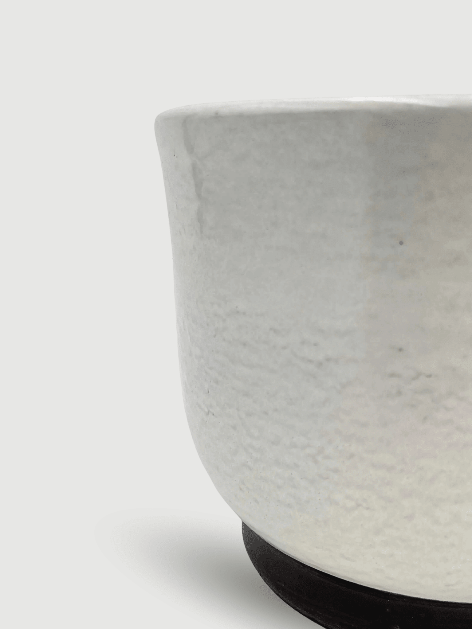 Jayla Ceramic Plant Pots, White, Handmade Houseplant Pot in Multiple Sizes