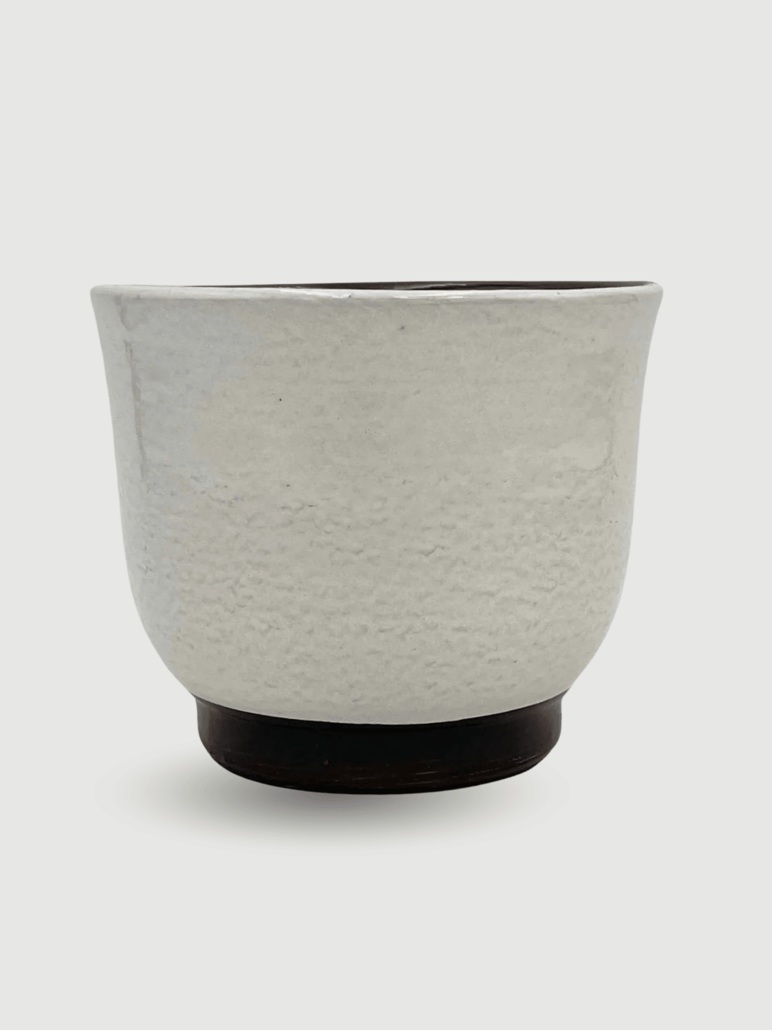 Jayla Ceramic Plant Pots, White, Handmade Houseplant Pot in Multiple Sizes