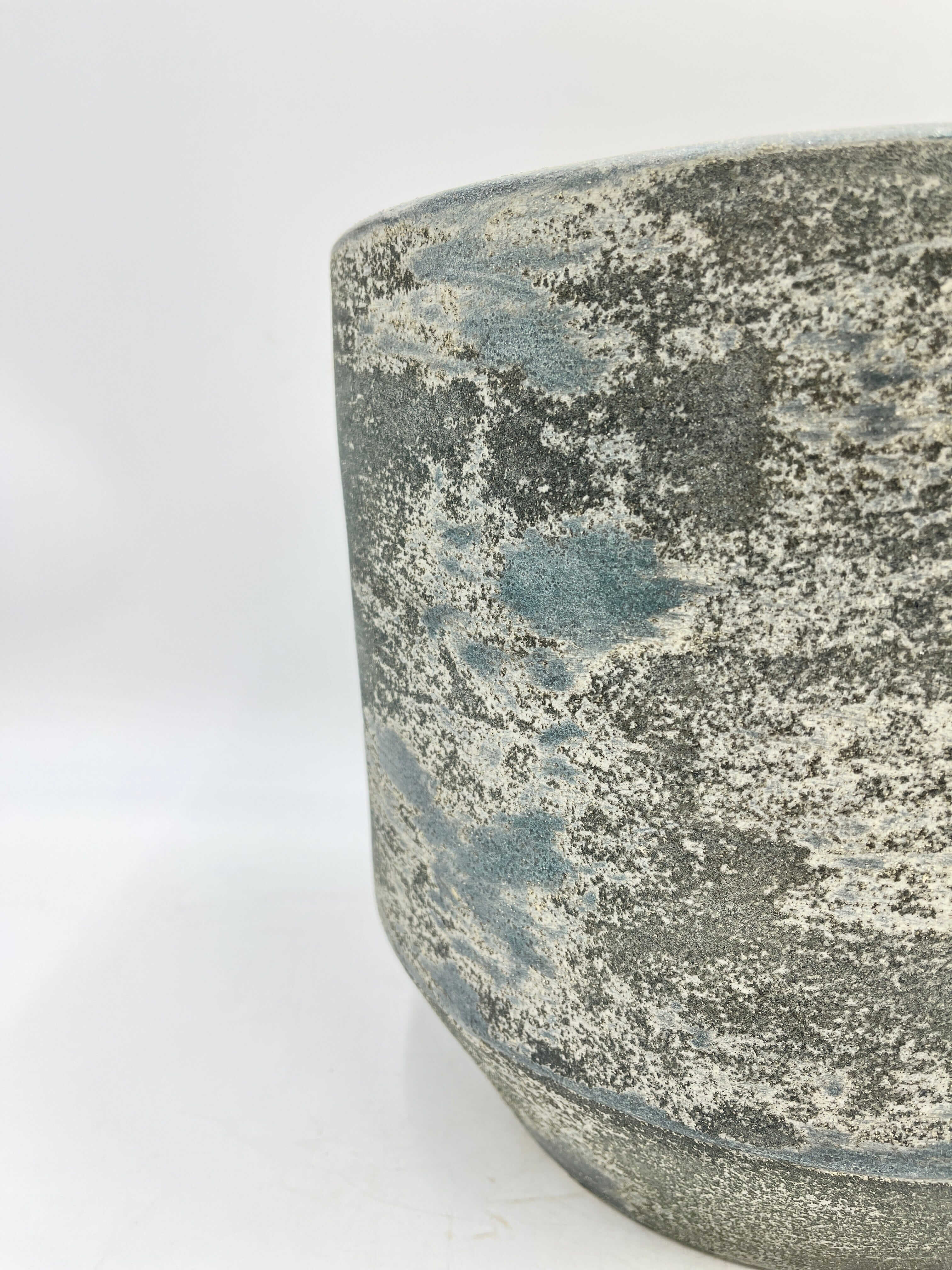 Lars Ceramic Plant Pots, Grey & Blue, Indoor Plant Pot